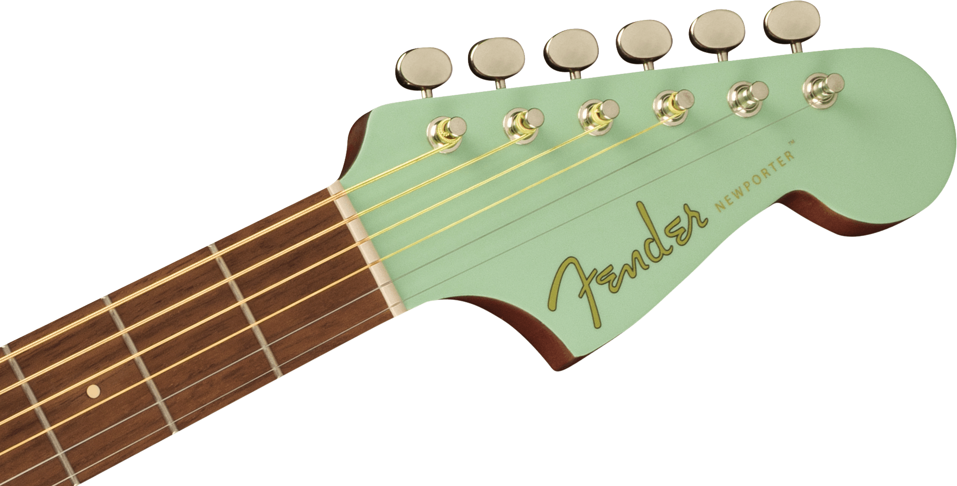 Image of FENDER Newporter Player, Walnut Fingerboard, White Pickguard, Surf Green