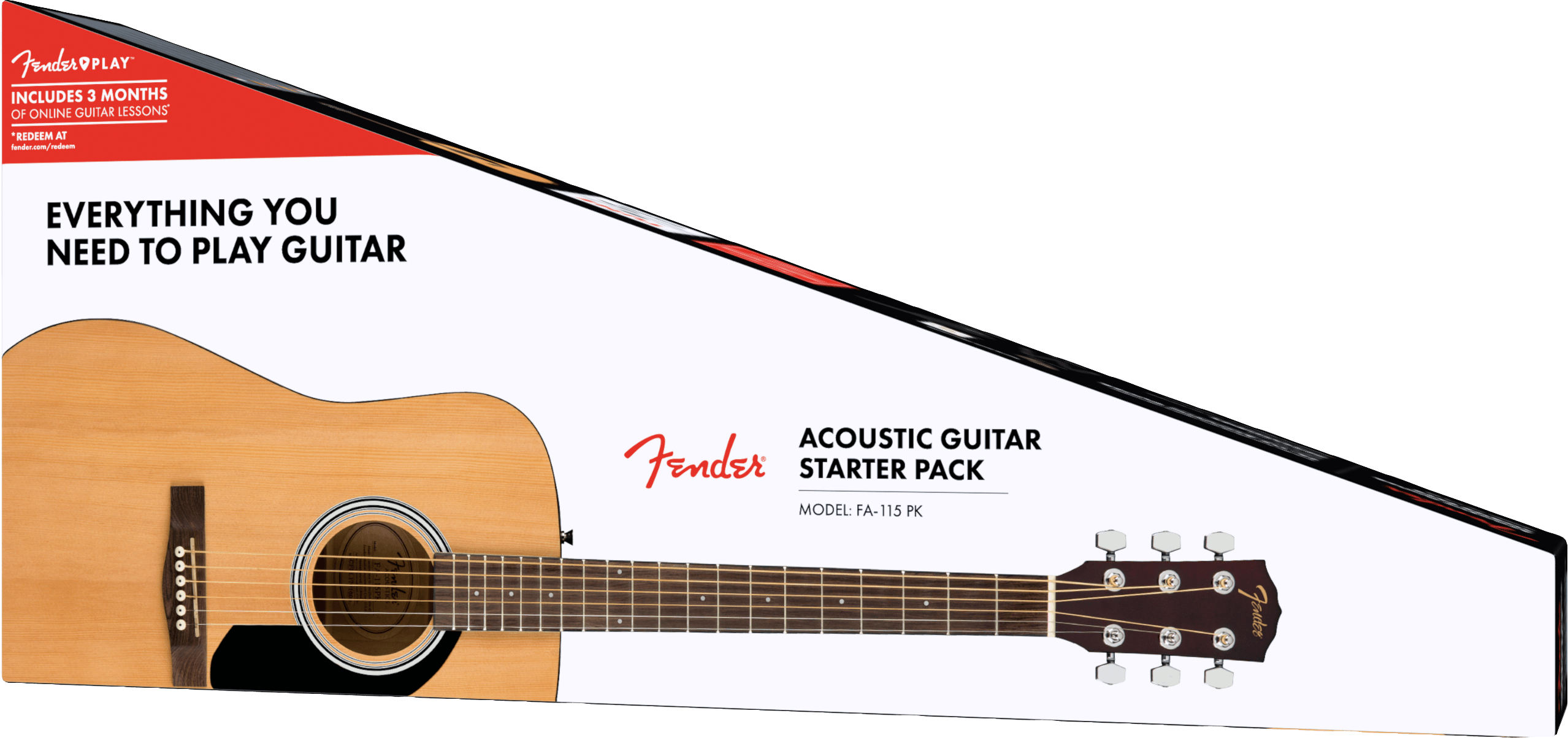 Image of FENDER  FA-115 Dreadnought Pack, Natural, Walnut Fingerboard