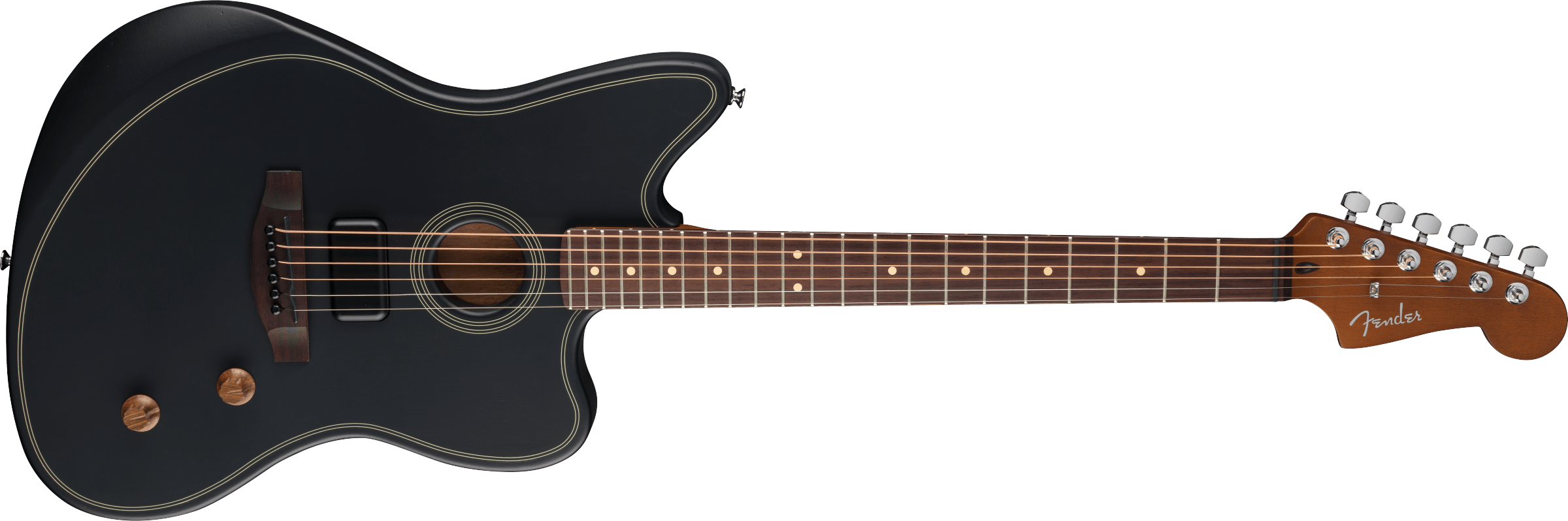 Image of Fender Acoustasonic Standard Jazzmaster - Black