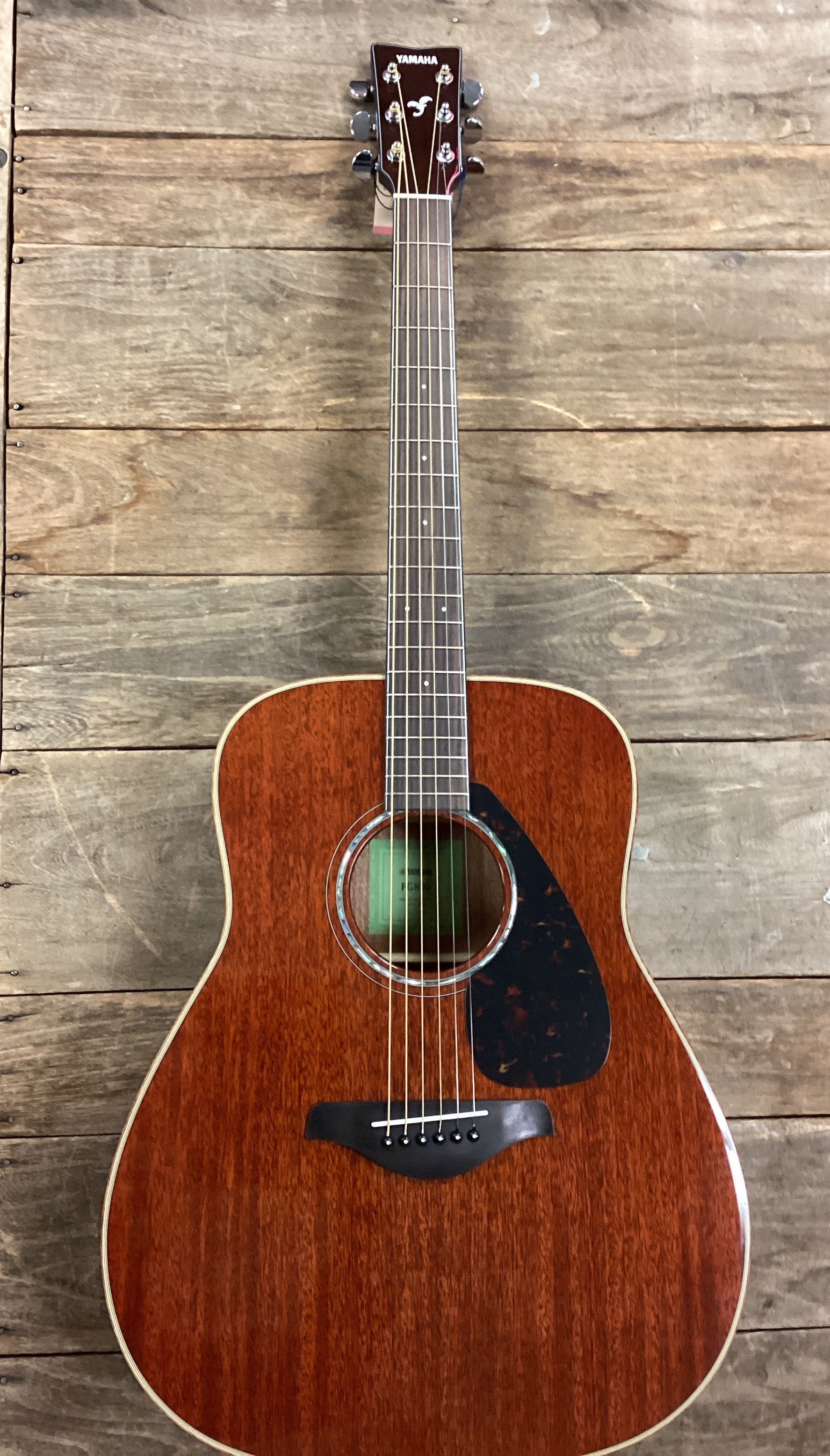 Yamaha FG850 NATURAL FOLK GUITAR MAHOGANY WITH SOLID MAHOGANY TOP