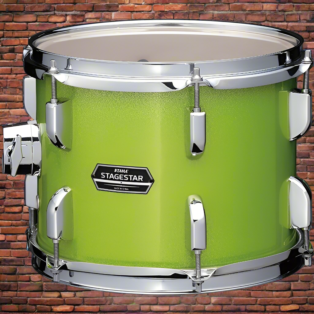 Image of TAMA StageStar 5-Piece Complete Drum Set Green Sparkle