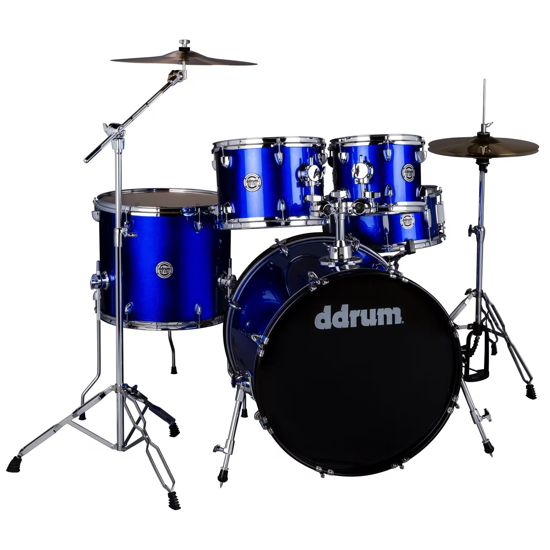 Image of Ddrum~D2 5-piece drum set w/cymbals~Cobalt Blue