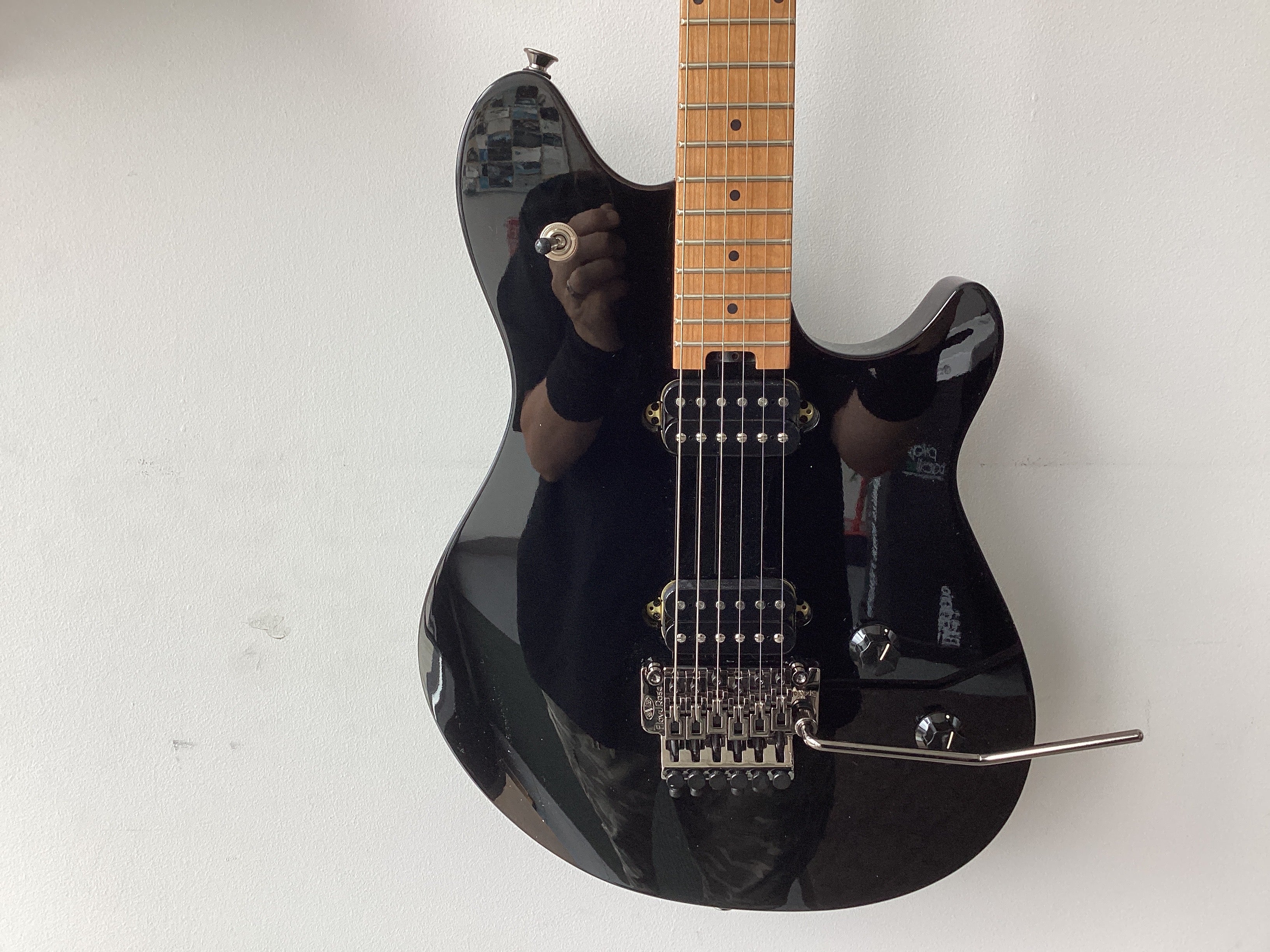 Image of EVH Wolfgang® WG Standard, Baked Maple Fingerboard, Gloss Black