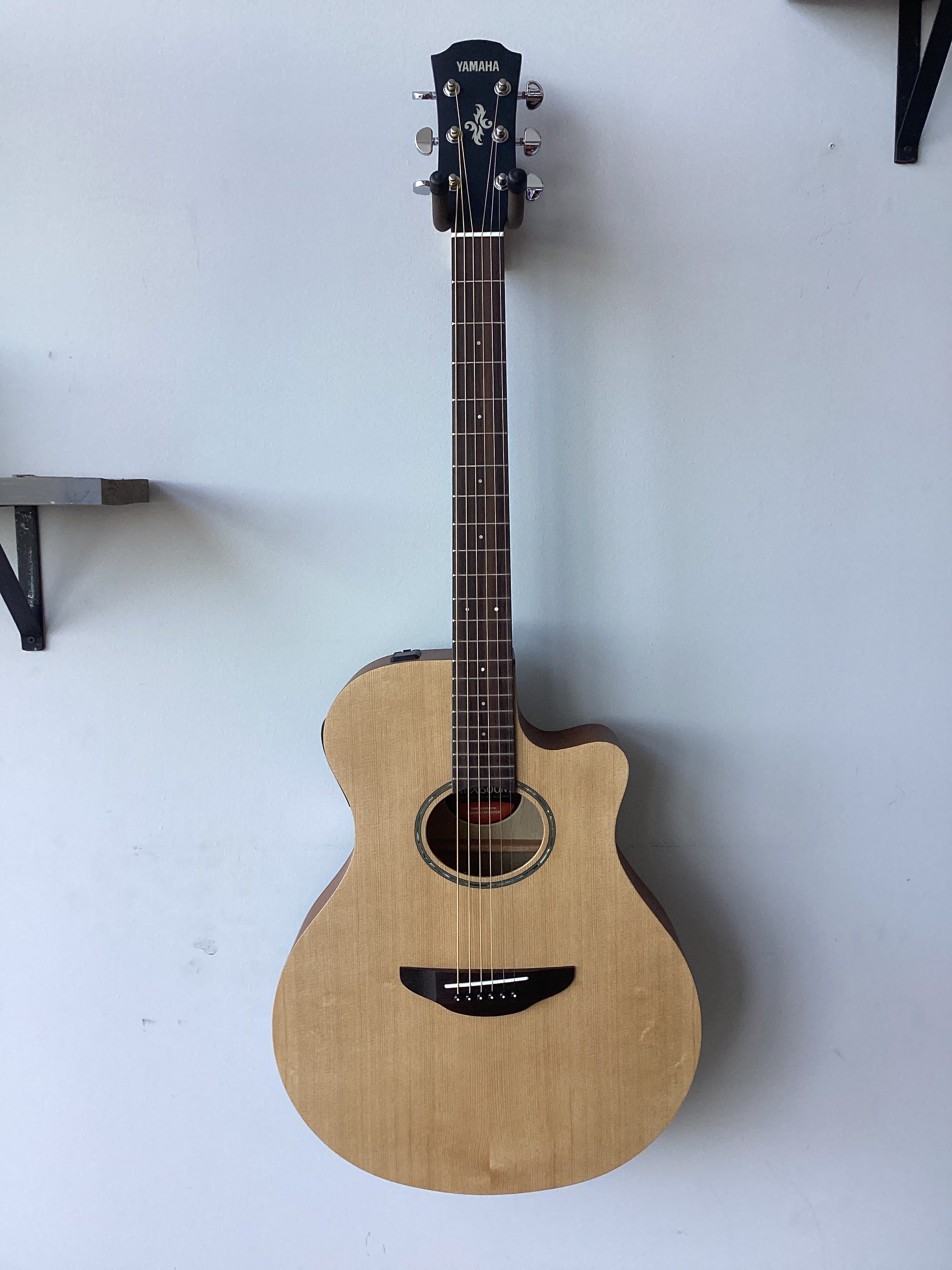 Image of Yamaha~APX600M NS~Thin/Modern Acoustic-Electric Acoustic Guitar~Natural Satin