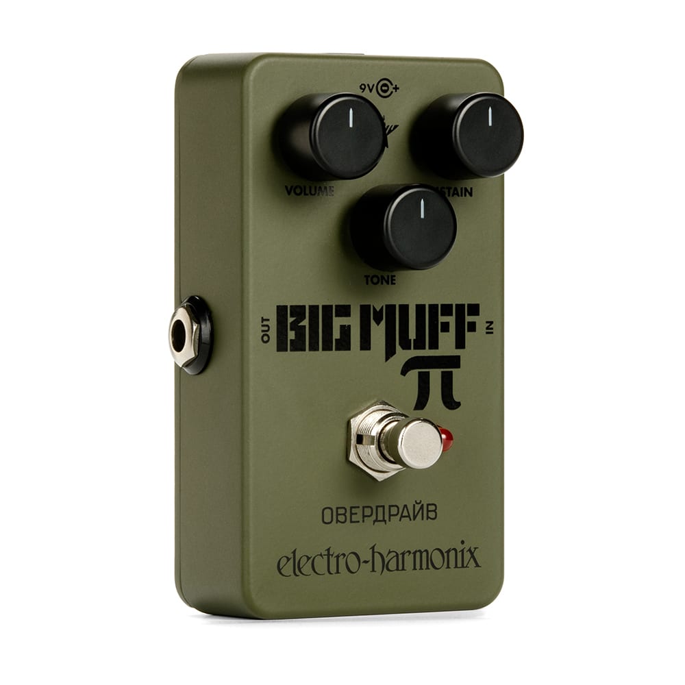 Image of EHX GREEN RUSSIAN BIG MUFF fuzz pedal