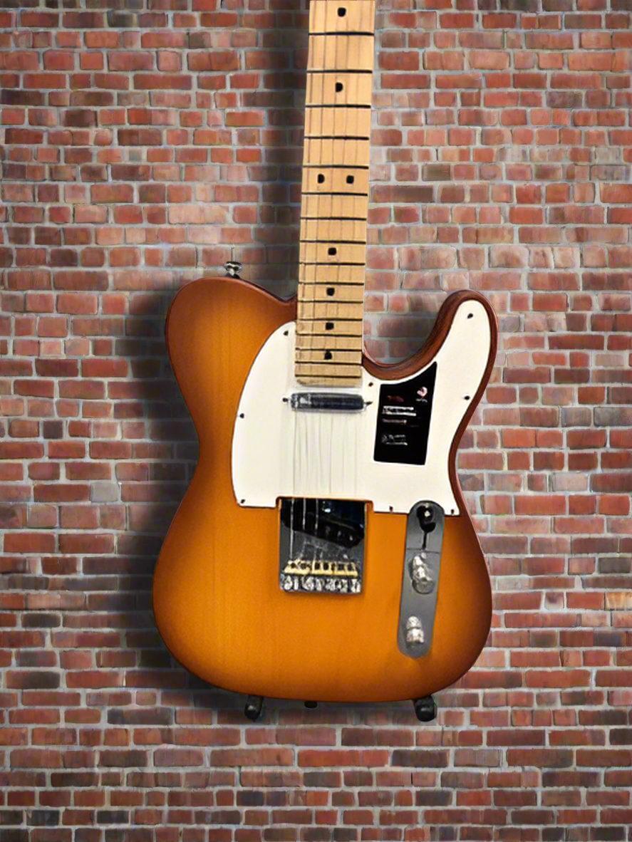 Image of FENDER American Performer “Timber” Telecaster®, All Spruce Body, Maple Fingerboard, Satin Honey Burst
