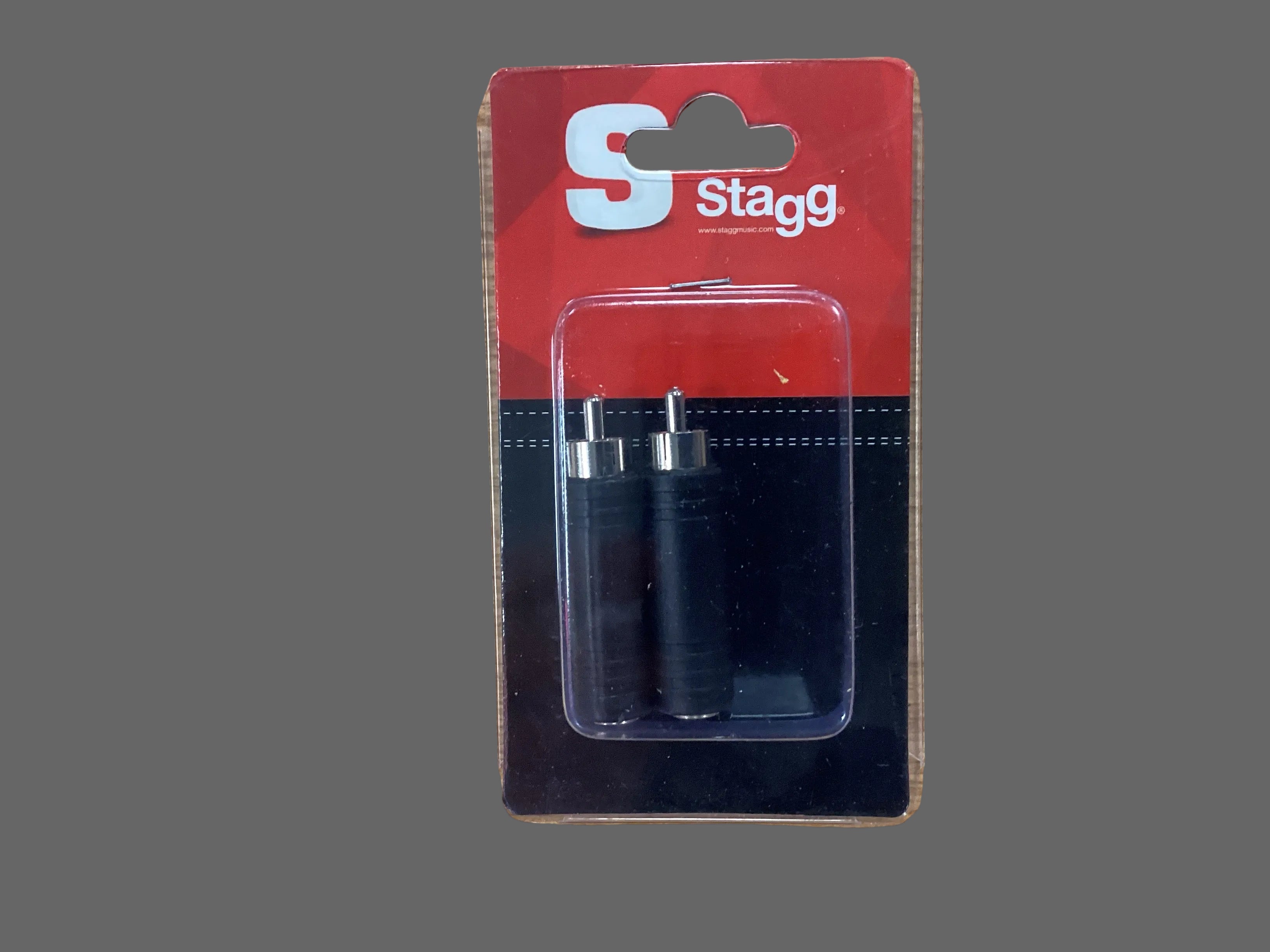 Image of Stagg Female Phone-Plug/Male RCA Adaptor 2 Pack Standard AC-PFCMH