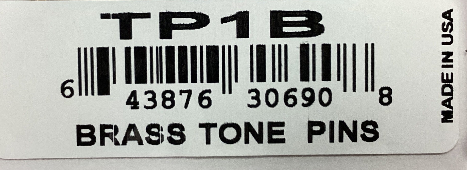 Image of D’Andrea Tone Pins Brass Bridge Pins