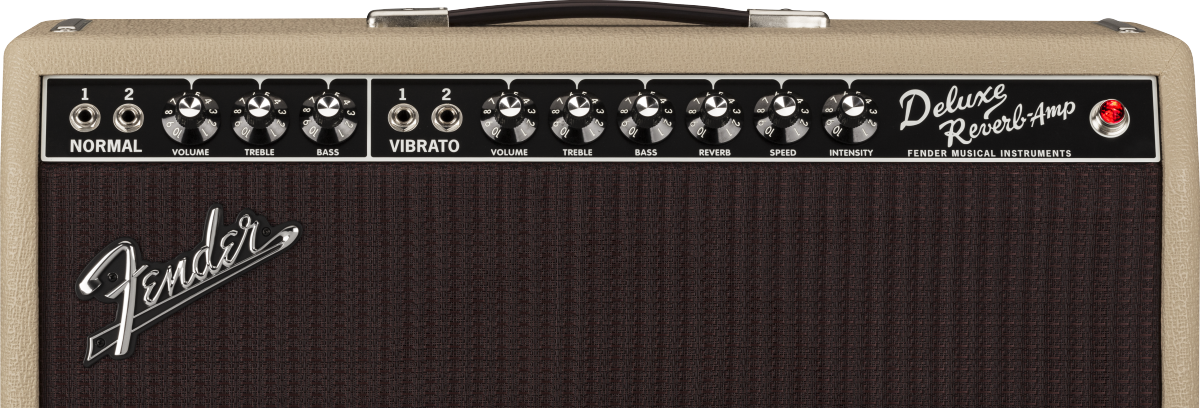 Image of Fender Tone Master Deluxe Reverb Blonde Amplifier 120V