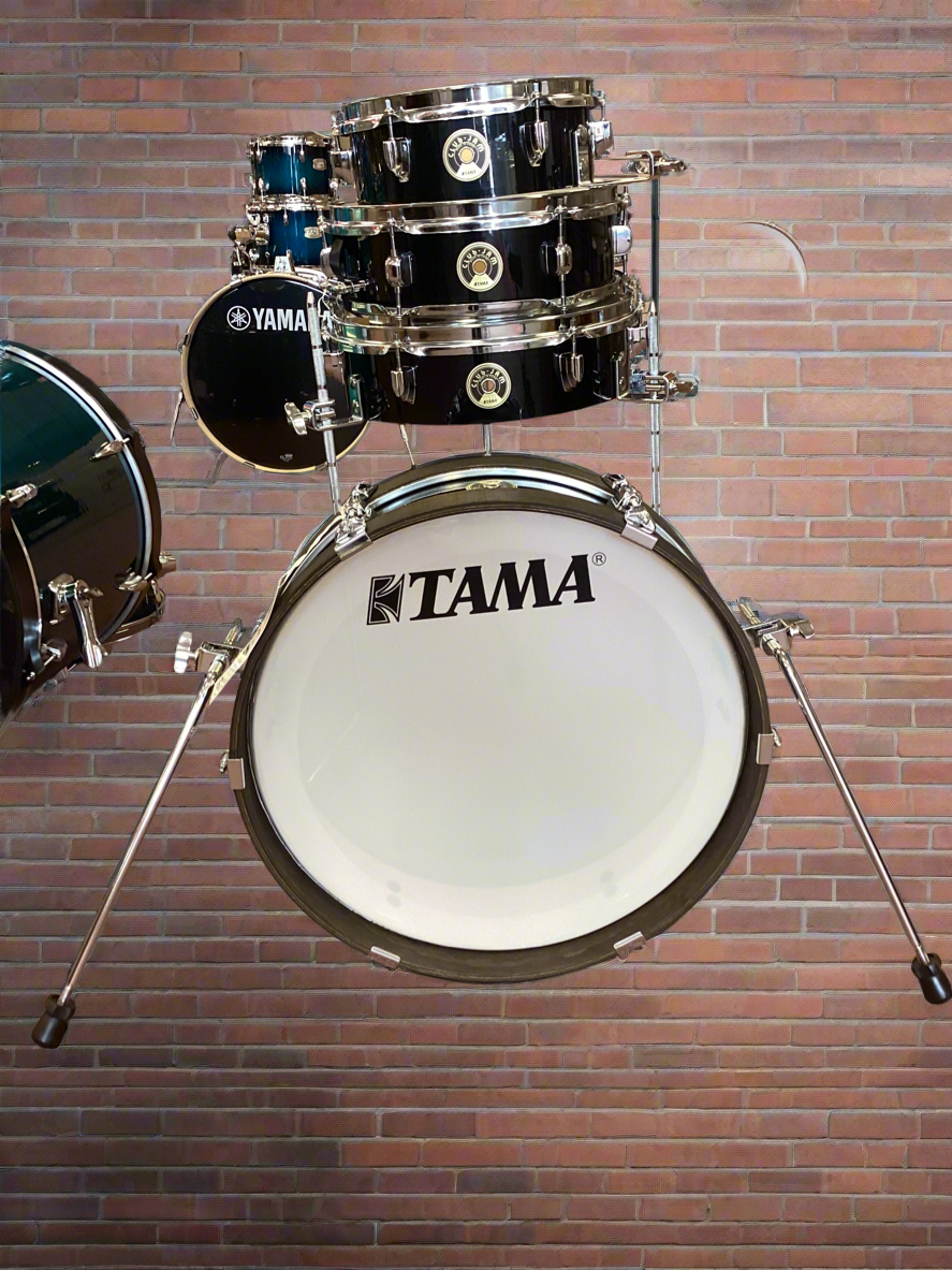 Image of TAMA Club Jam Pancake Kit Hairline Black LJK48PHBK