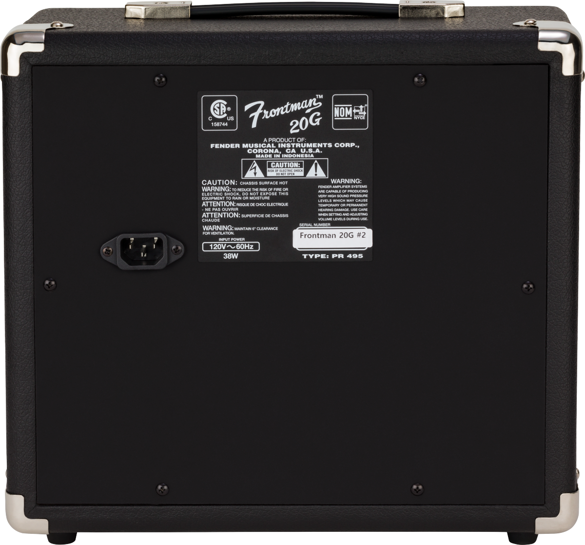 Image of FENDER Frontman® 20G, 120V