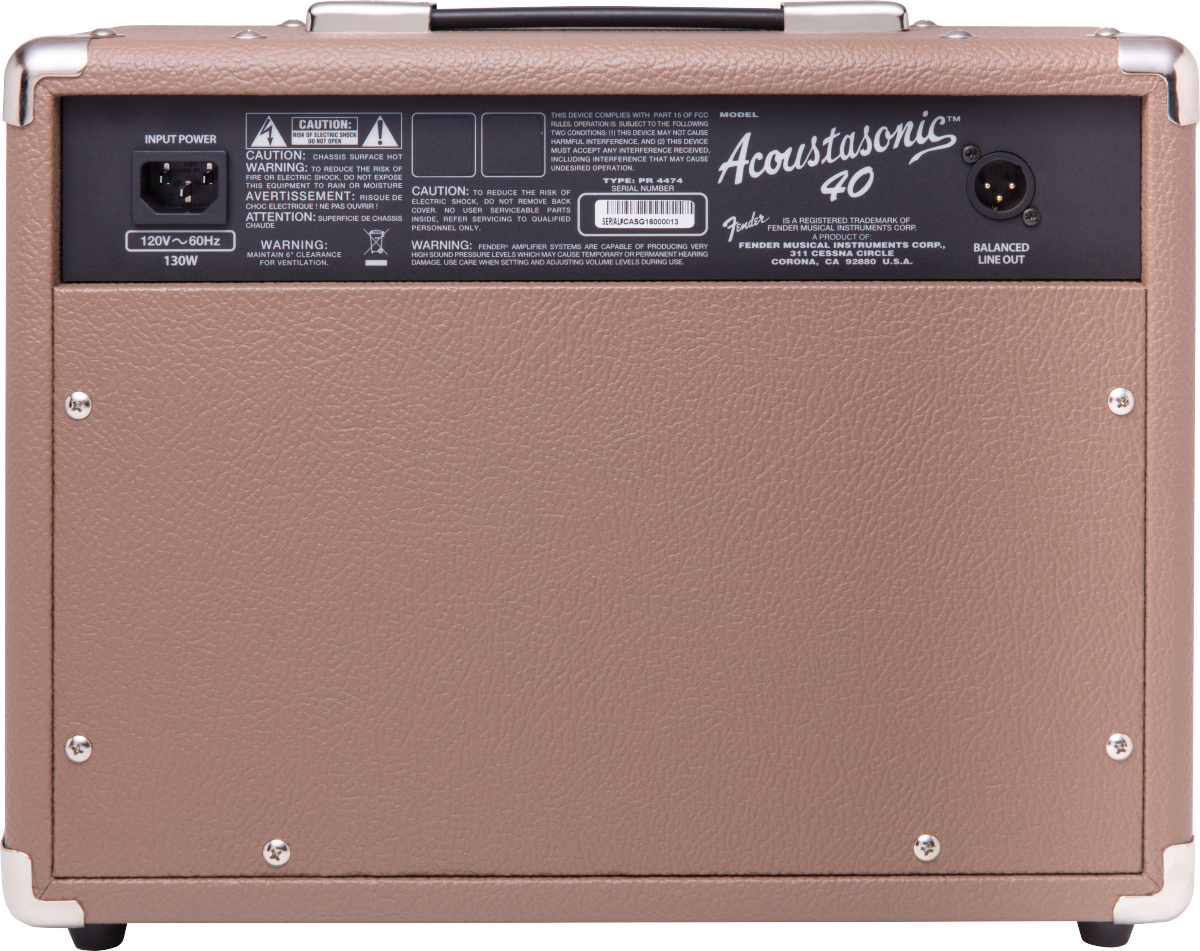 Image of FENDER Acoustasonic™ 40, 120V