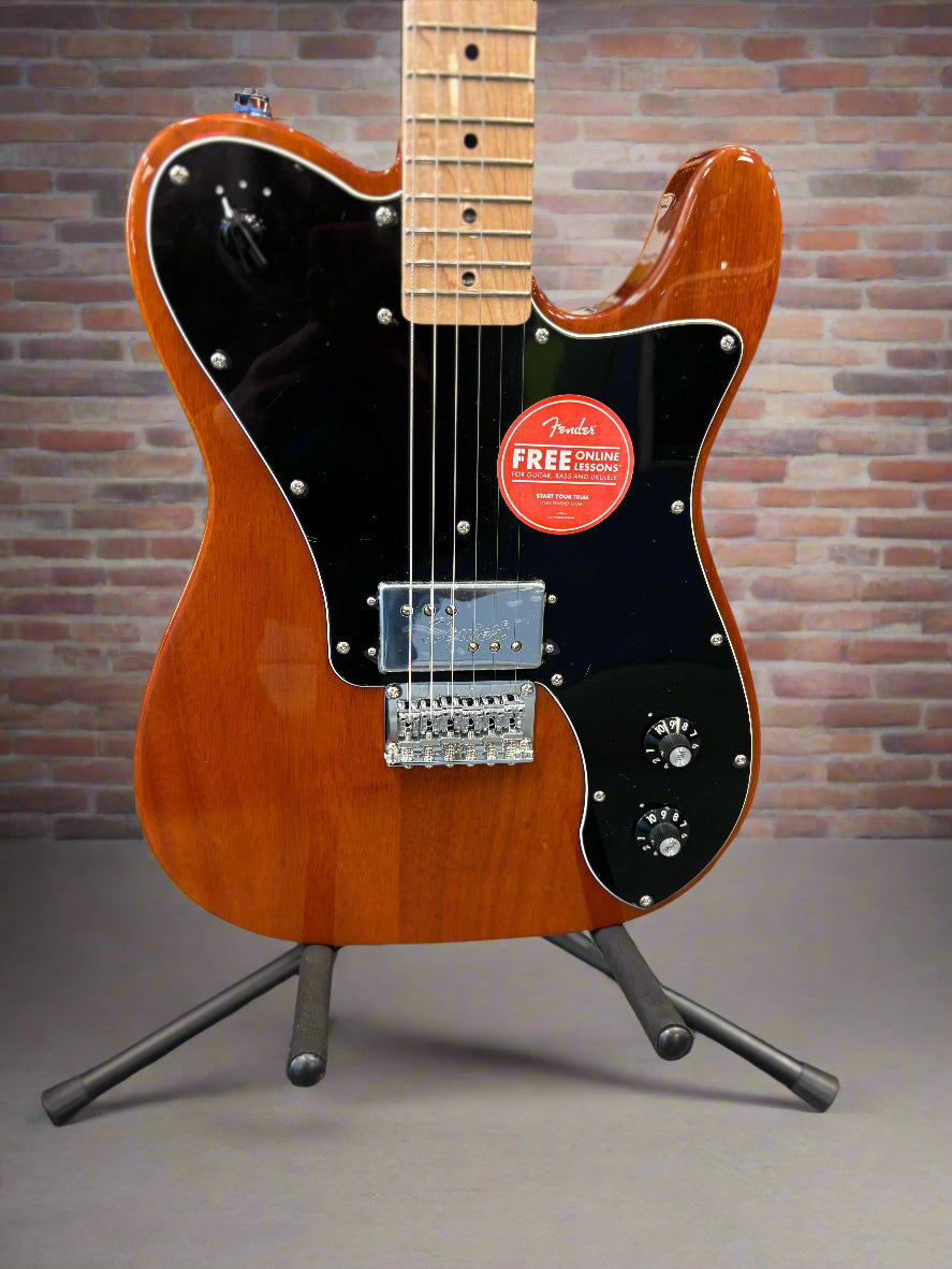 Image of FENDER Paranormal Esquire® Deluxe, Maple Fingerboard, Black Pickguard, Mocha