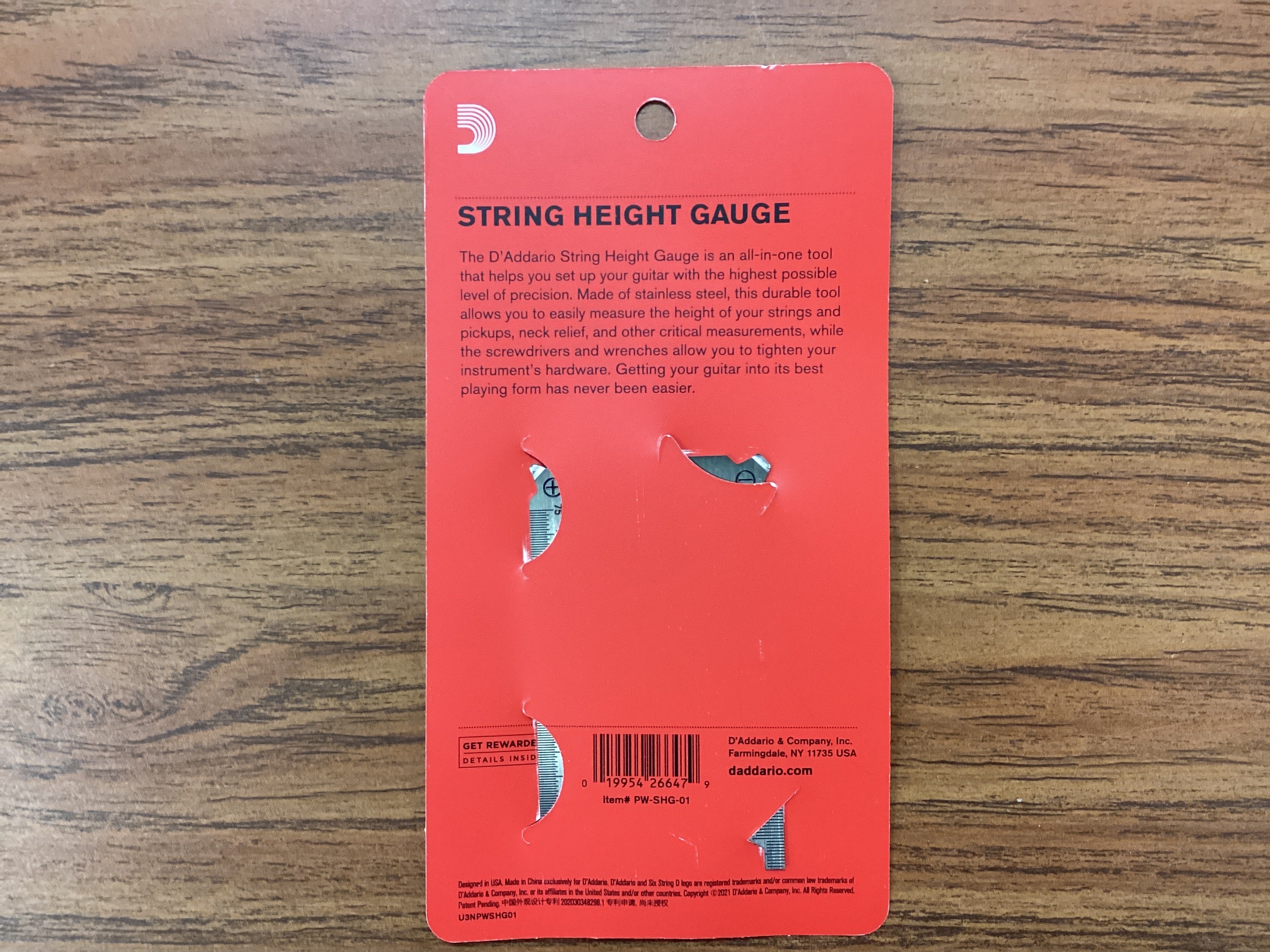 Image of D’Addario String Height Gauge