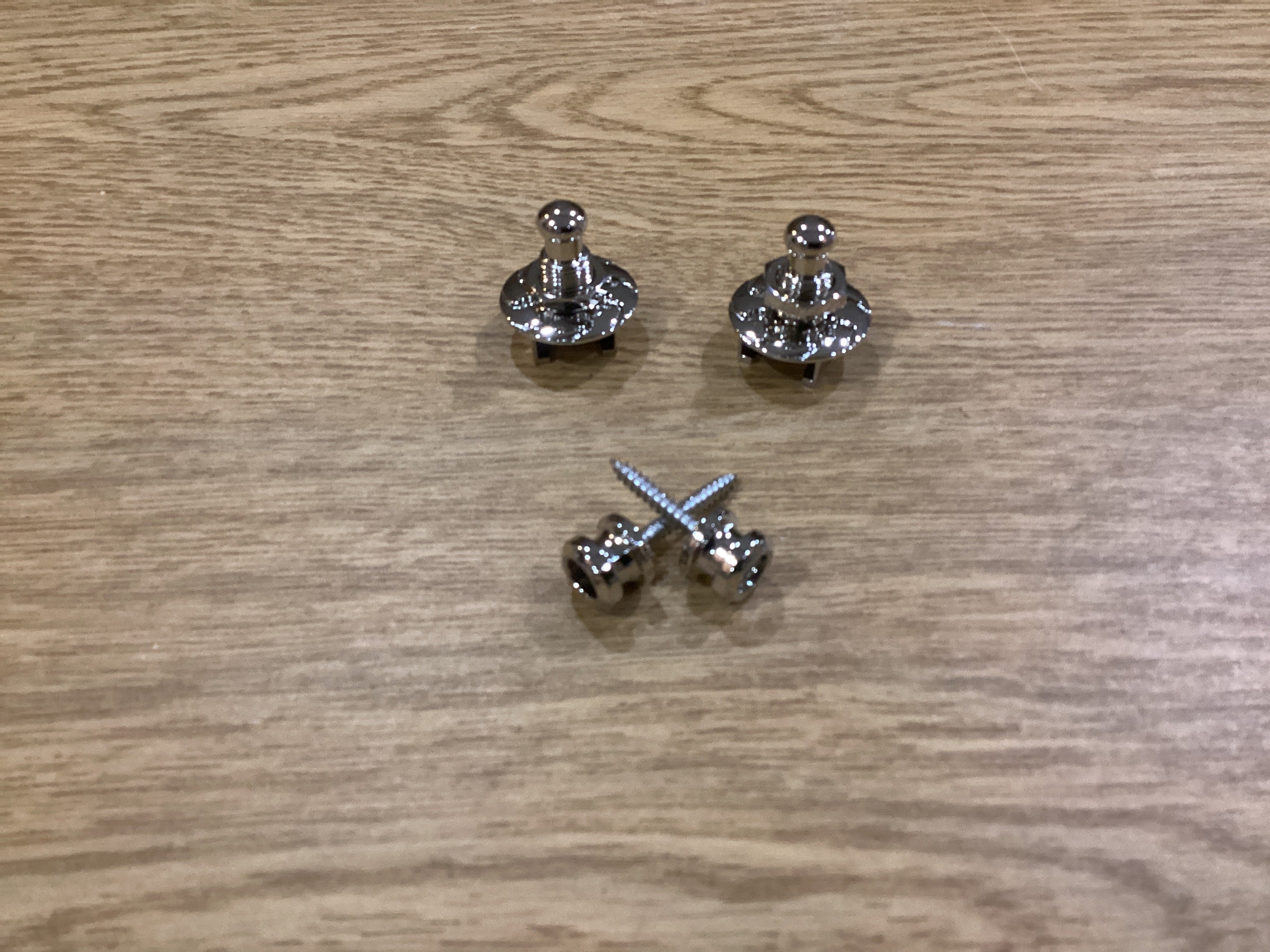 Image of Stagg SSL1 CR Chrome Guitar Strap Buttons and Locks