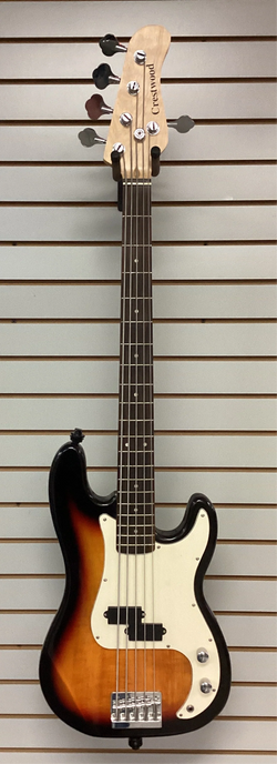 Image of Crestwood 5-string “P” bass Pre-Owned