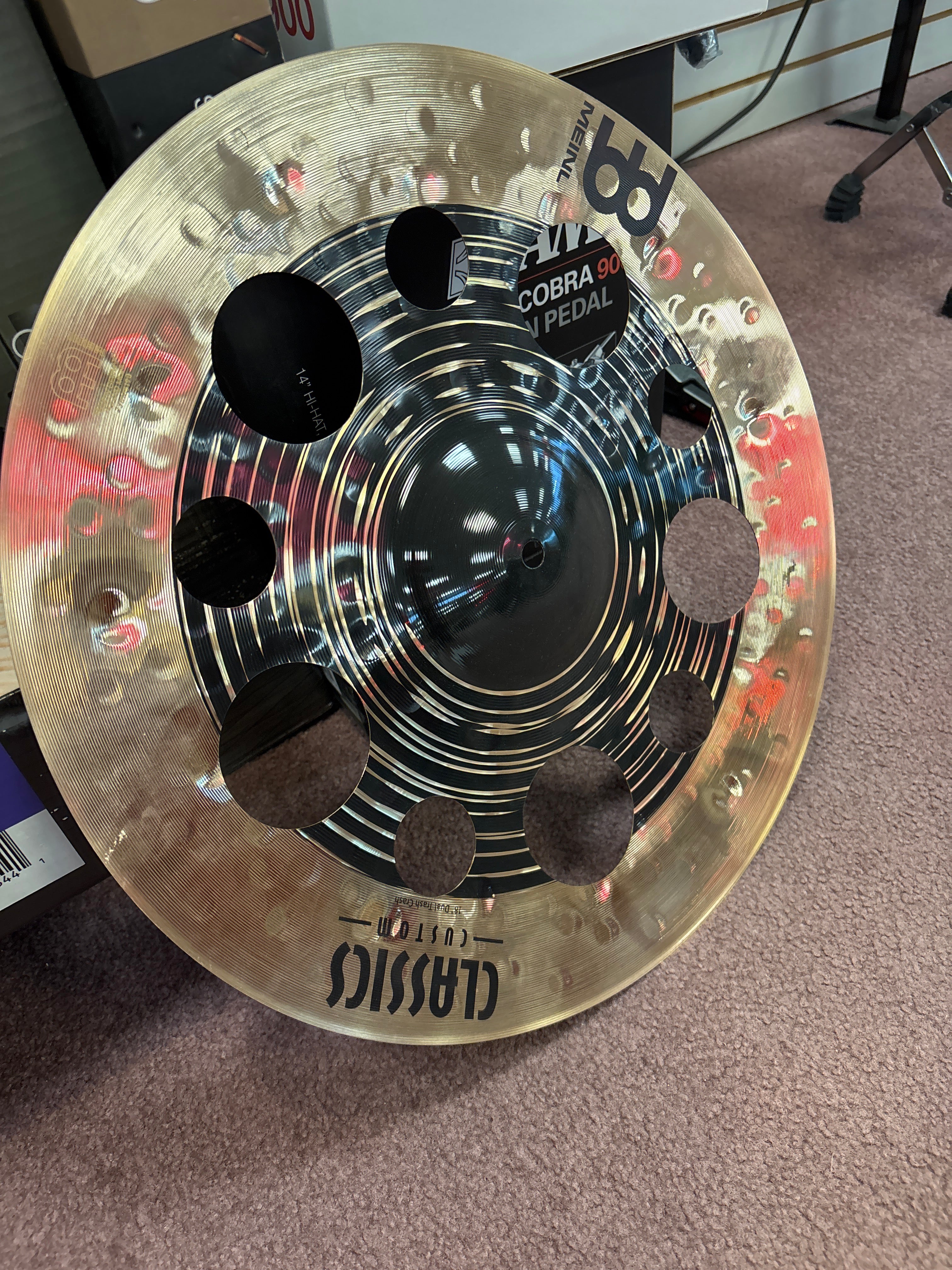 MEINL Dual Trash Crash 18” Cymbal CC18DUTRC