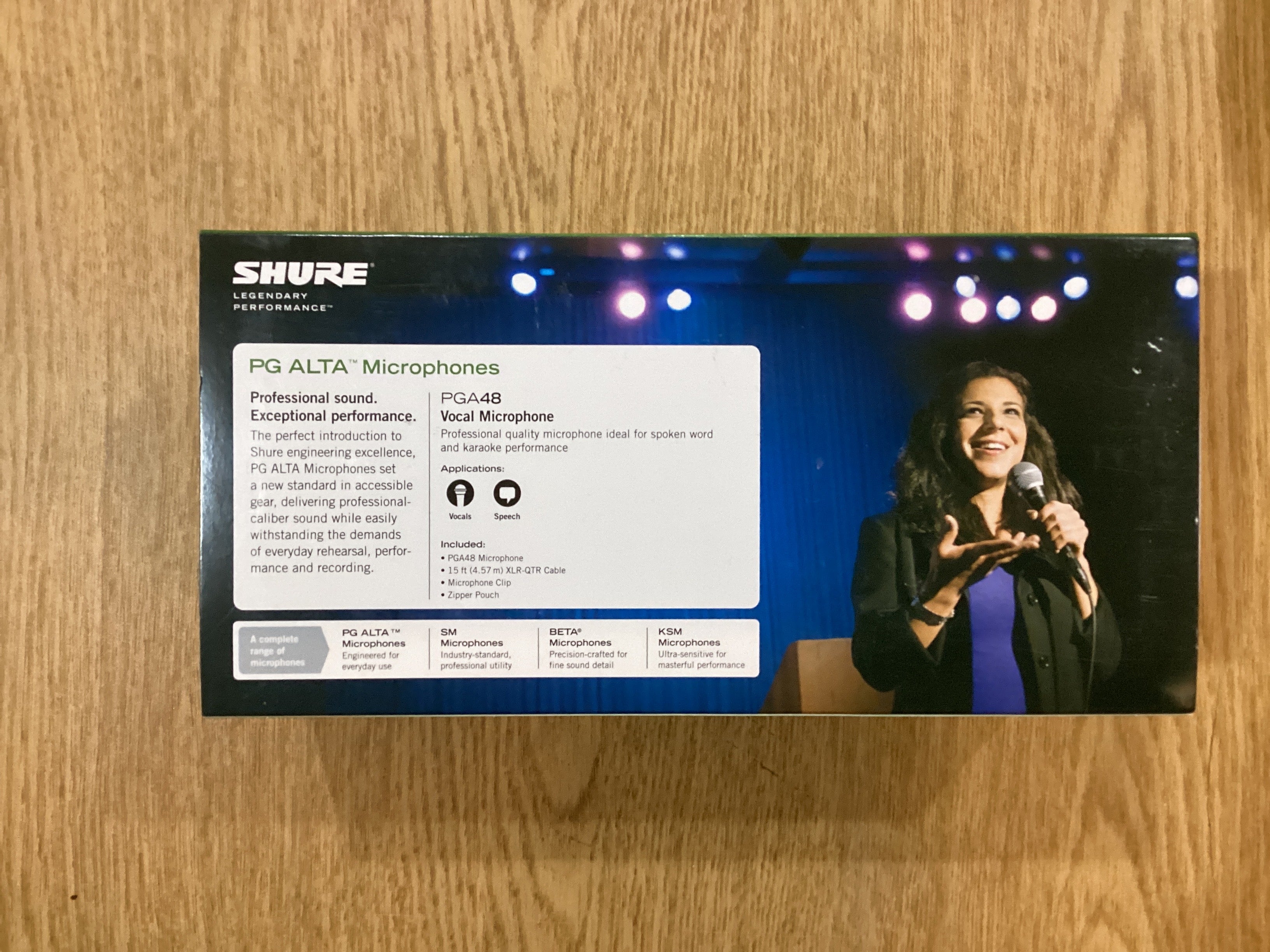 Image of Shure PGA48-QTR Cardioid Dynamic Vocal Microphone with XLR to 1/4