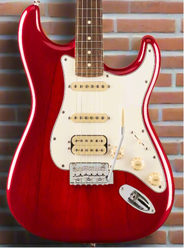 Image of FENDER Player II Stratocaster® HSS, Rosewood Fingerboard, Transparent Cherry Burst