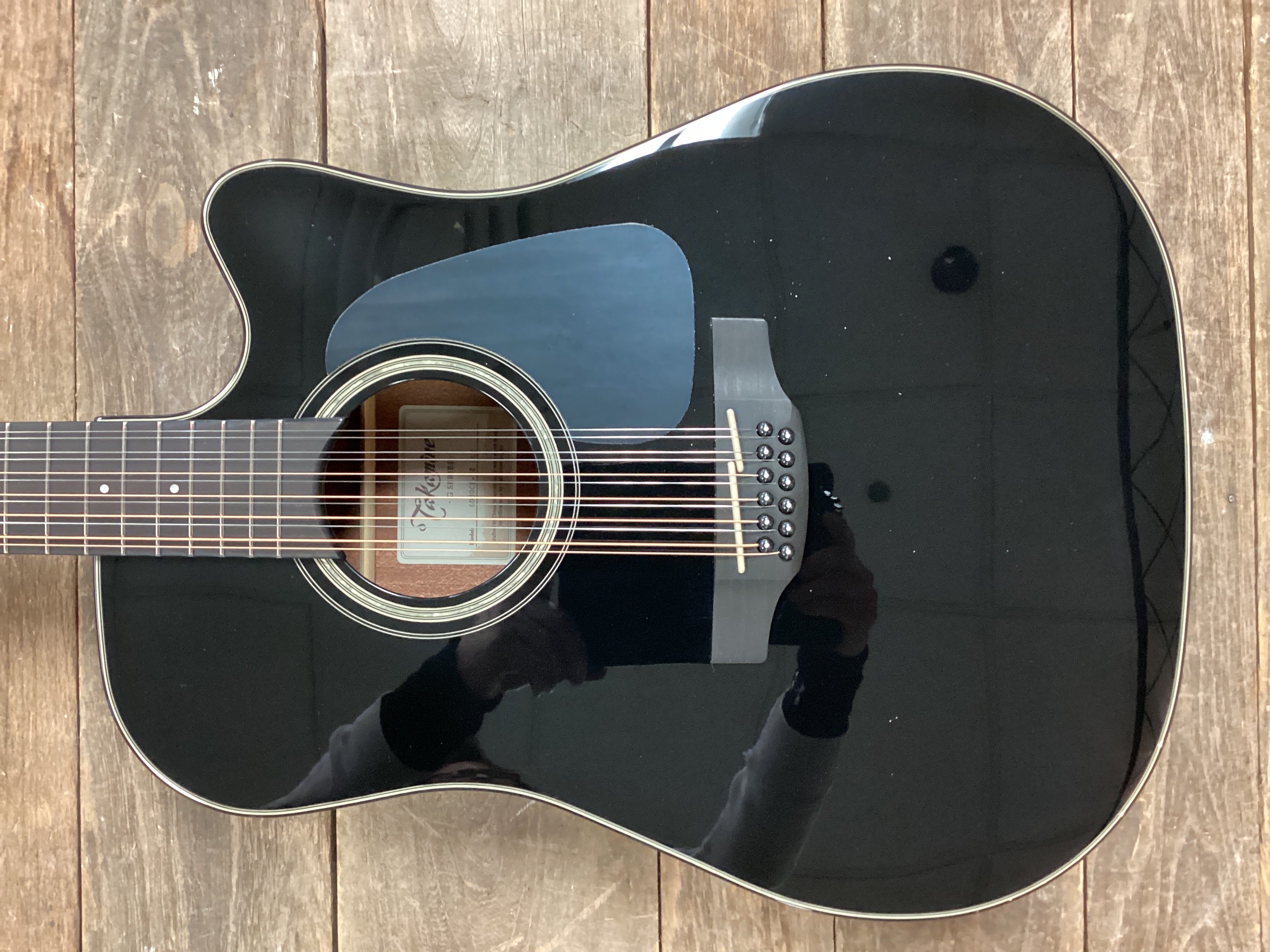 Image of Takamine GD30CE-12 BLK 12-String Acoustic-Electric Guitar