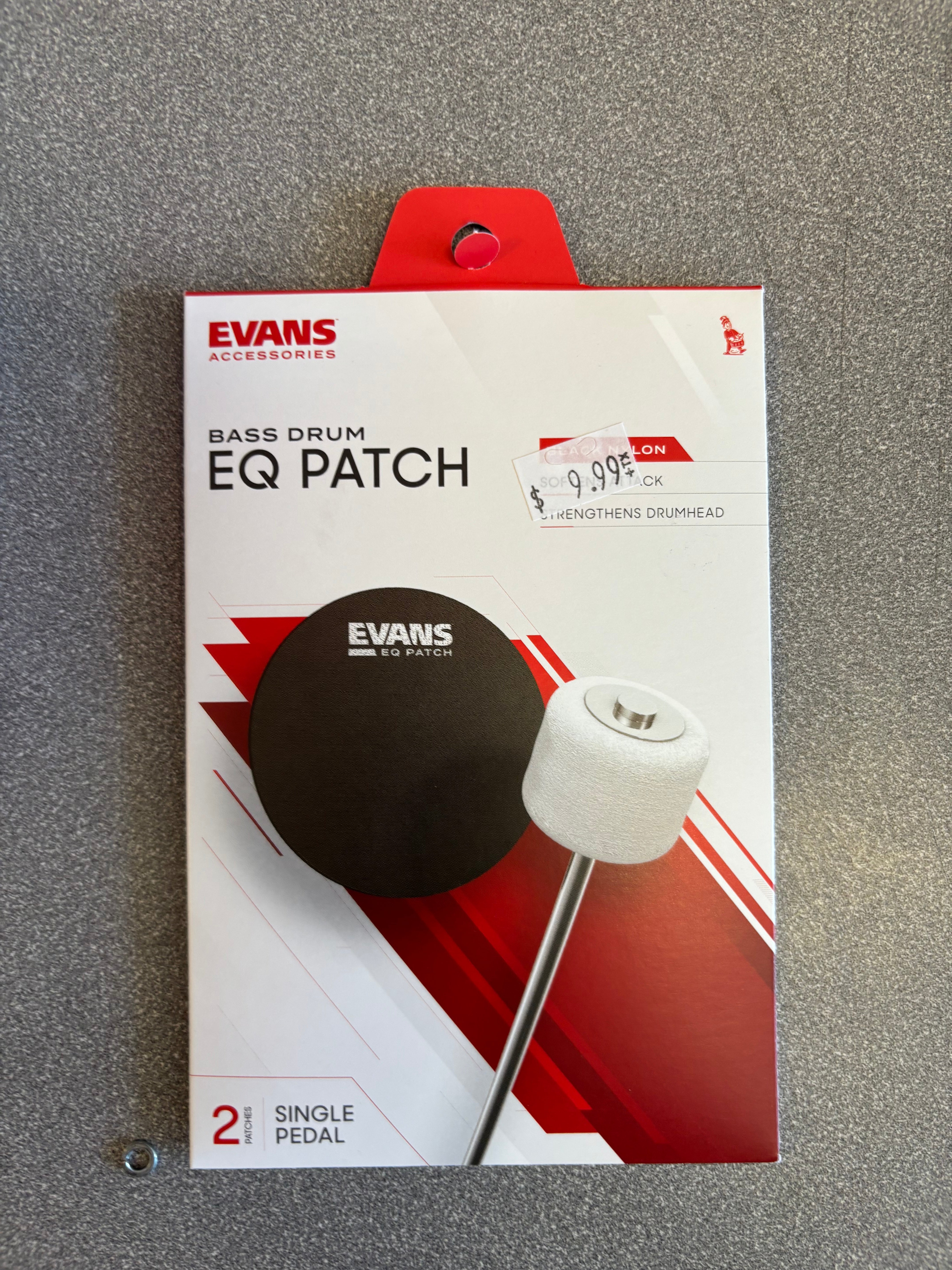 Image of EVANS EQ PATCH Black Nylon Single Patch EQPB1
