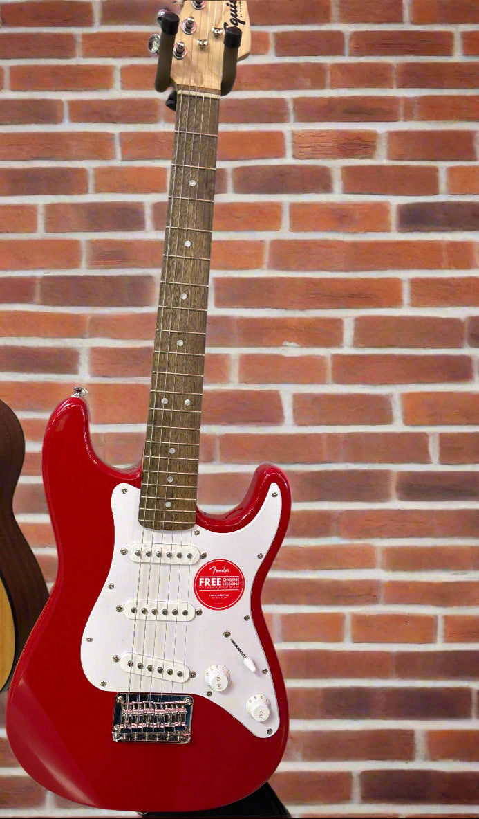 Image of Mini Stratocaster®, Laurel Fingerboard, White Pickguard, Dakota Red