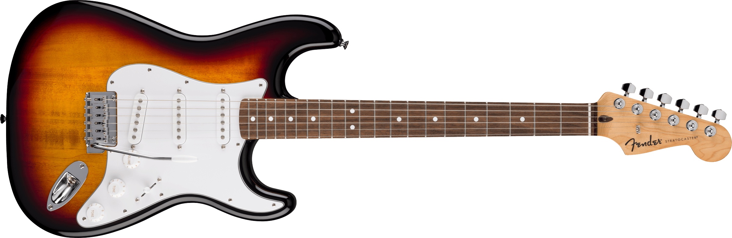 Image of Fender Standard Stratocaster - 3-Color Sunburst with Laurel Fingerboard