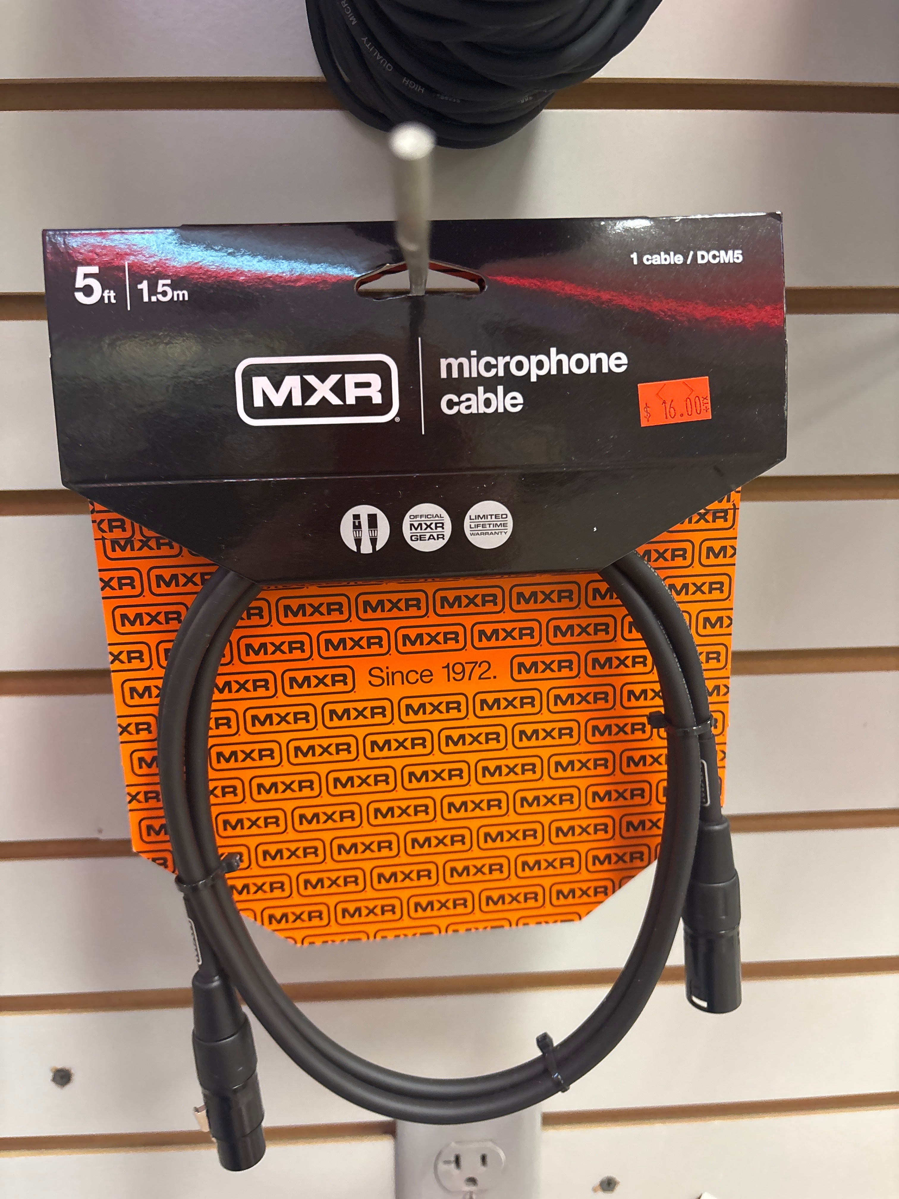 Image of MXR Microphone Cable 5ft.