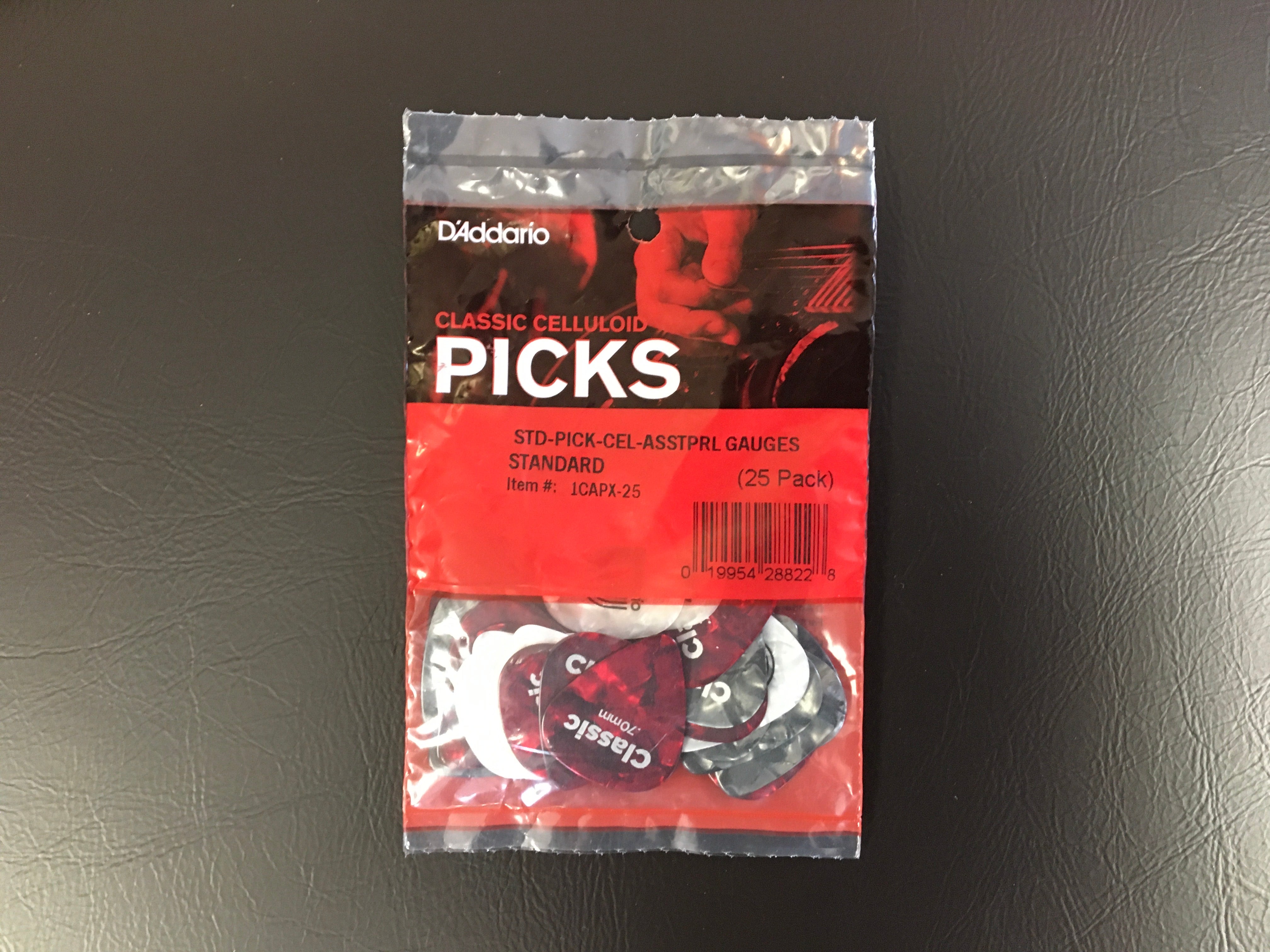 Image of D'Addario Classic Pearl Celluloid Gauge Assortment, 25 Pack