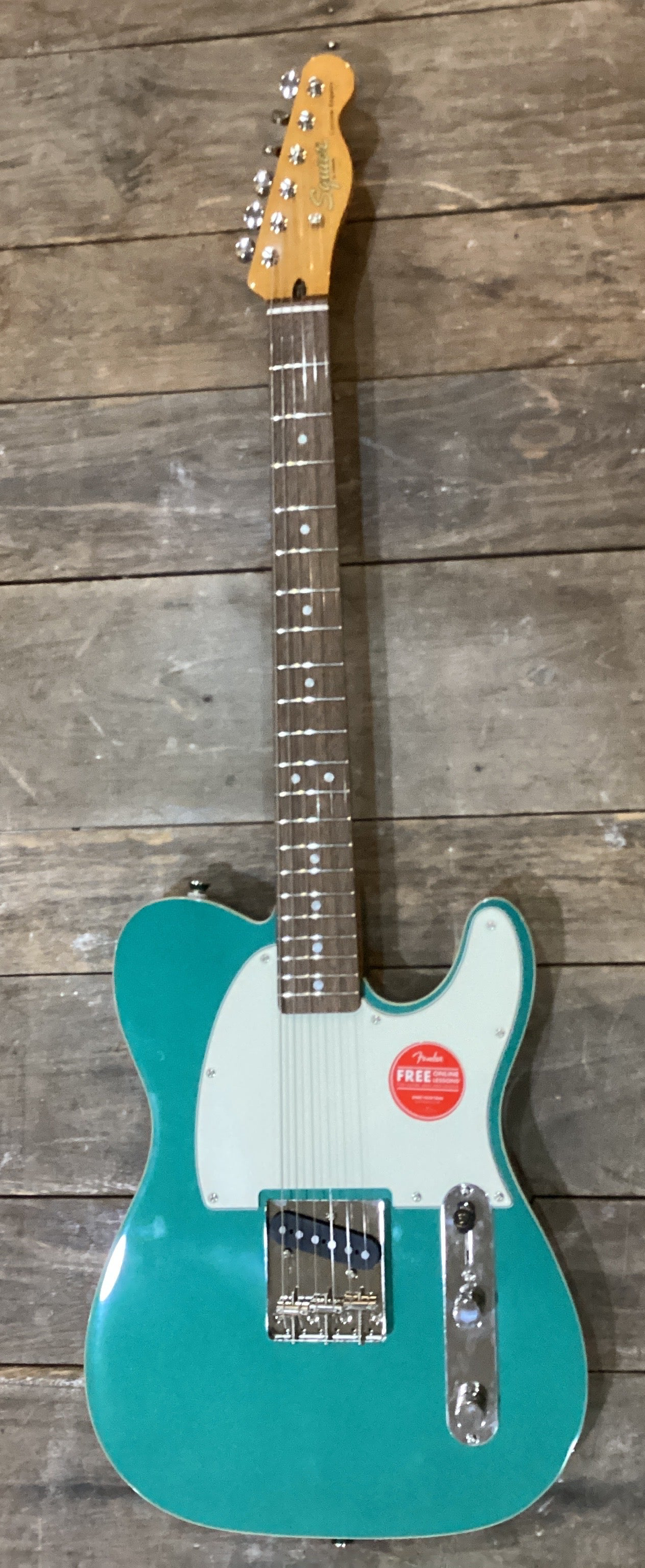 Image of Squier Classic Vibe™ Custom Esquire®, Laurel Fingerboard, Parchment Pickguard, Sherwood Green