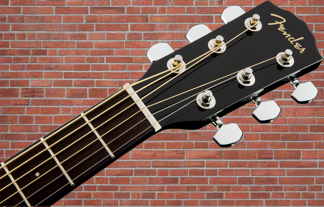 Image of FENDER CC-60SCE Concert, Walnut Fingerboard, Black