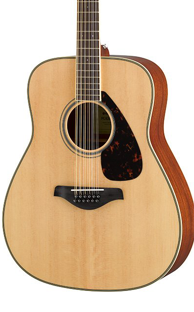 Image of YAMAHA FG820-12 NATURAL FOLK GUITAR SOLID TOP 12-STRING