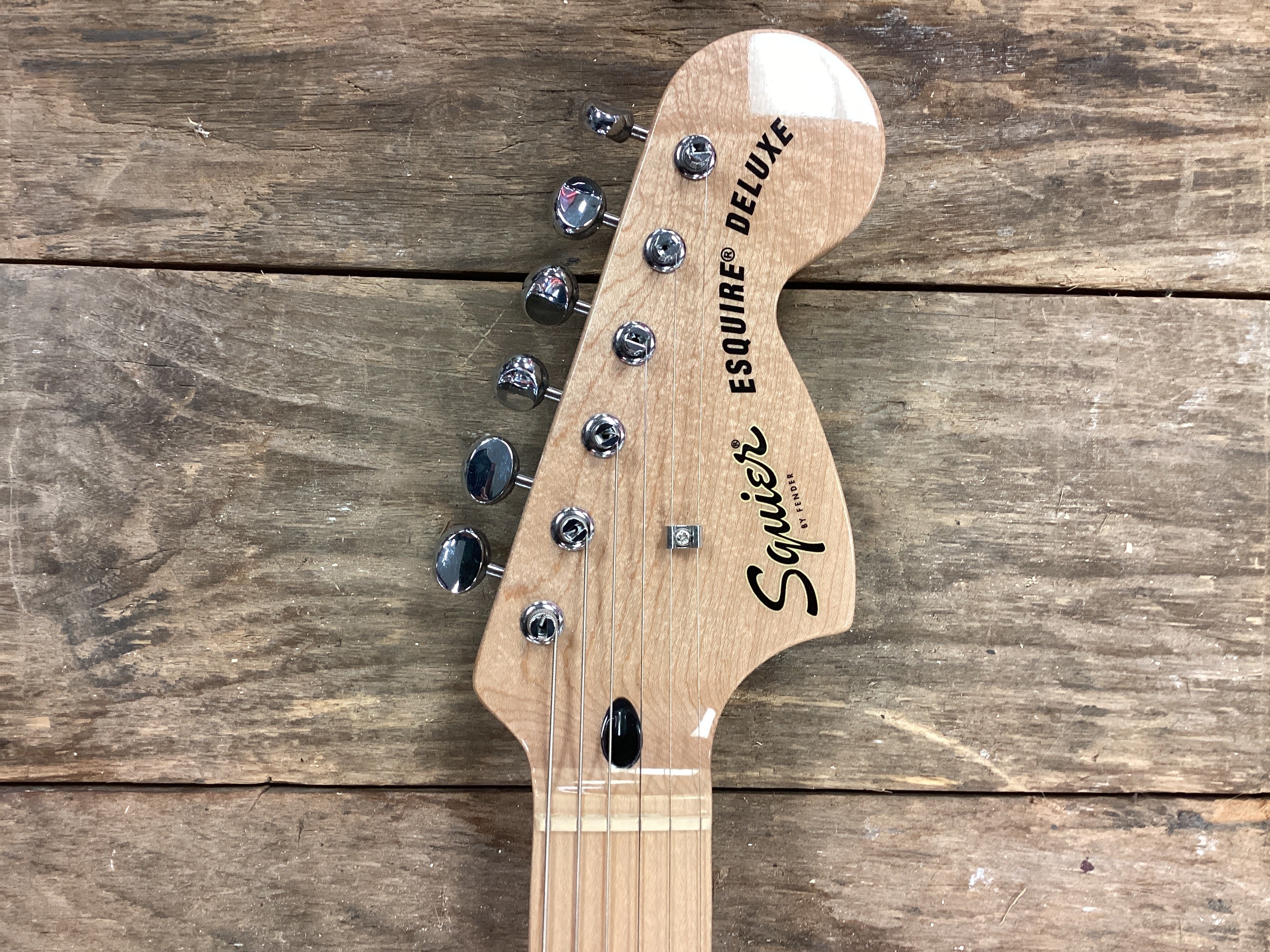 Image of Squier Paranormal Esquire® Deluxe, Maple Fingerboard, Black Pickguard, Mocha