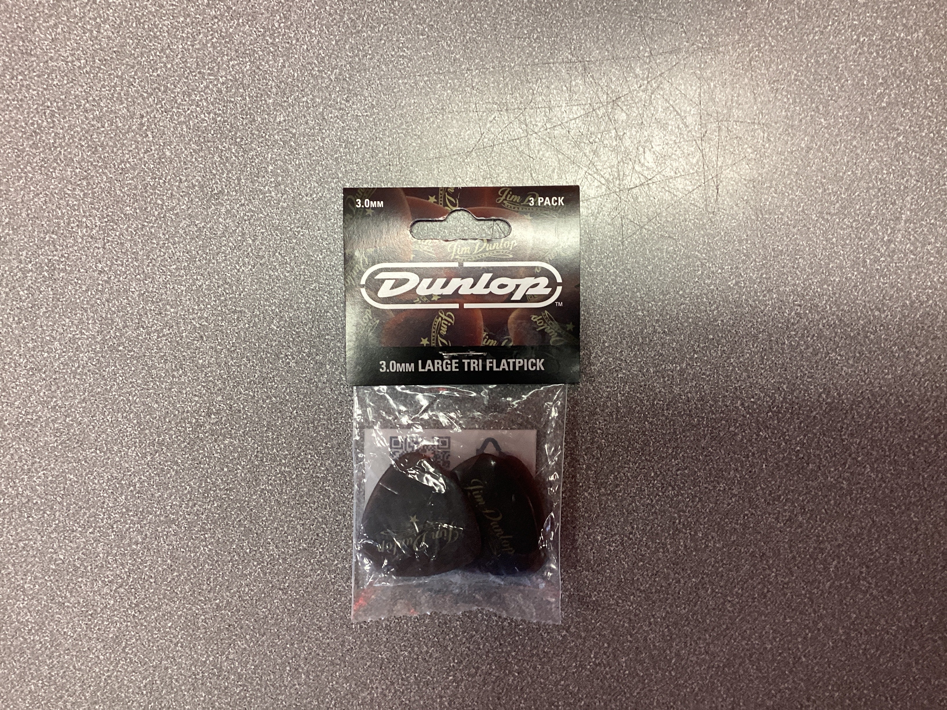 Image of Dunlop Large Tri FlatPick 3.0 pick (3pk)