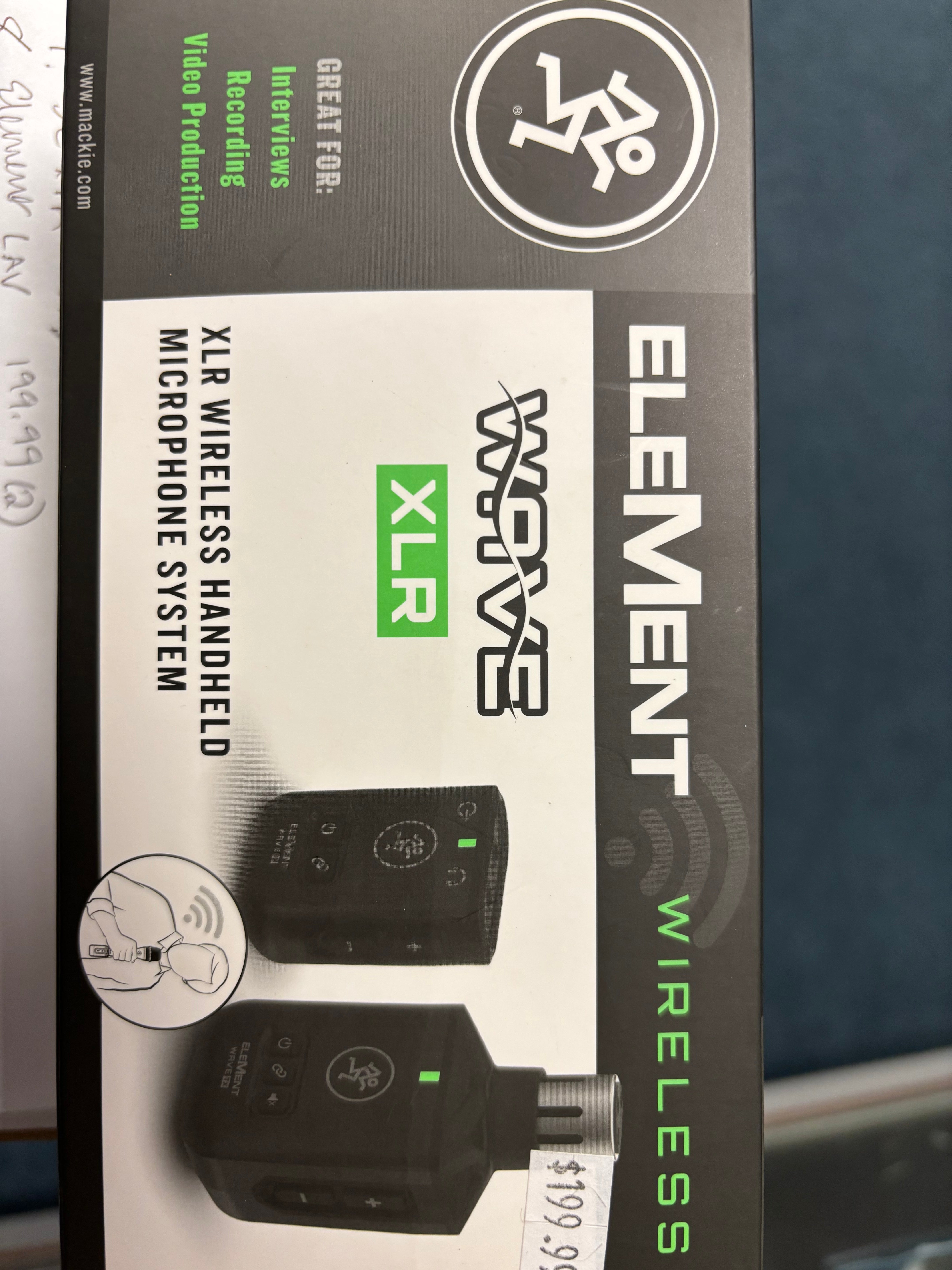 Image of Mackie EleMent Wave XLR Wireless Microphone System