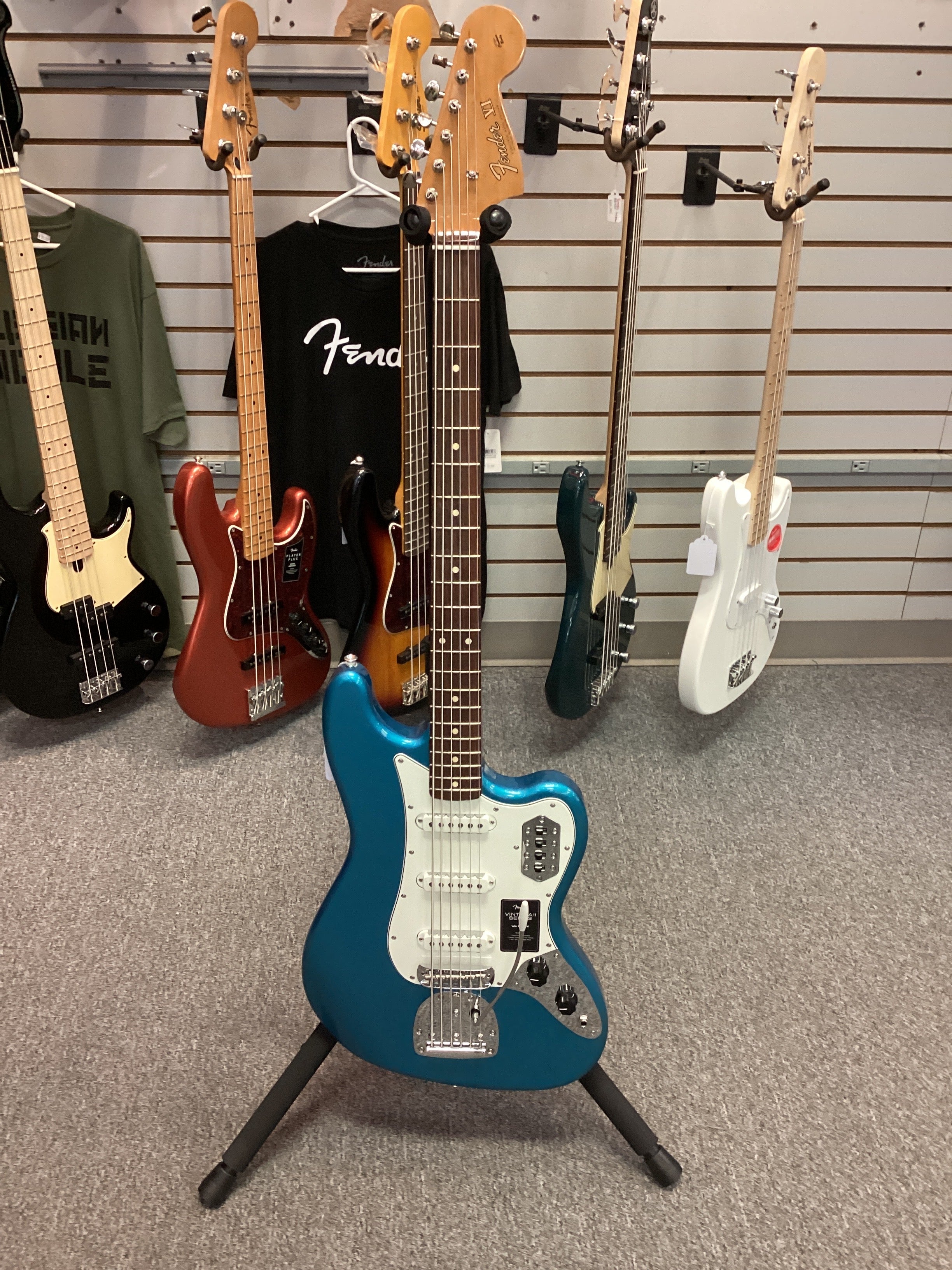 Image of FENDER Vintera II Bass VI Lake Placid Blue