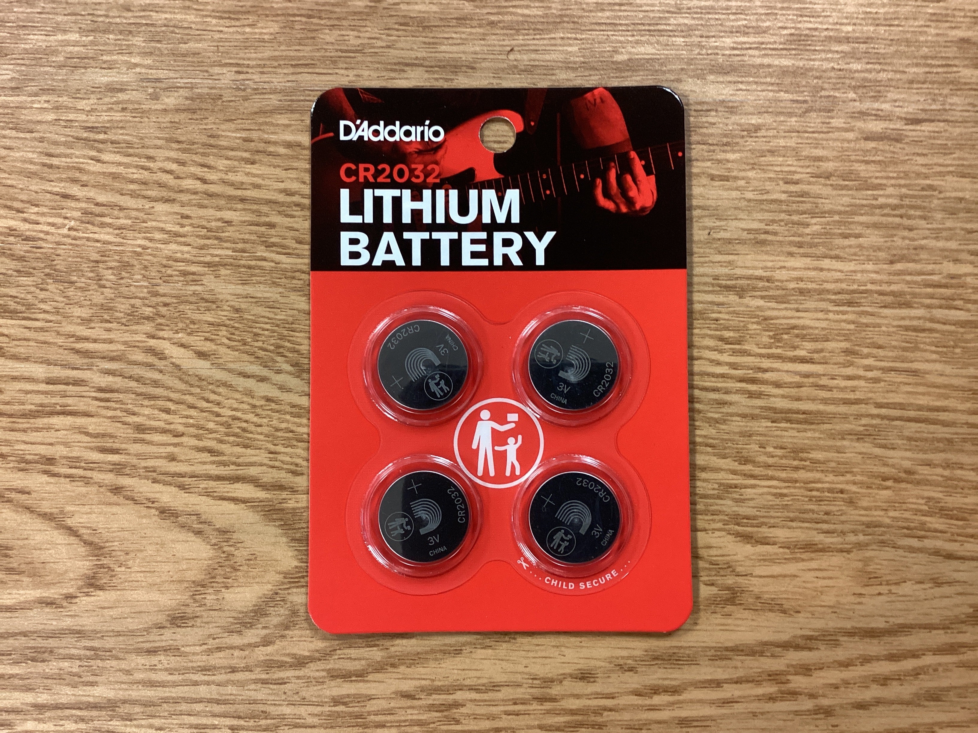 Image of D’Addario “Tuner” Lithium batteries CR2032 (4-pack)