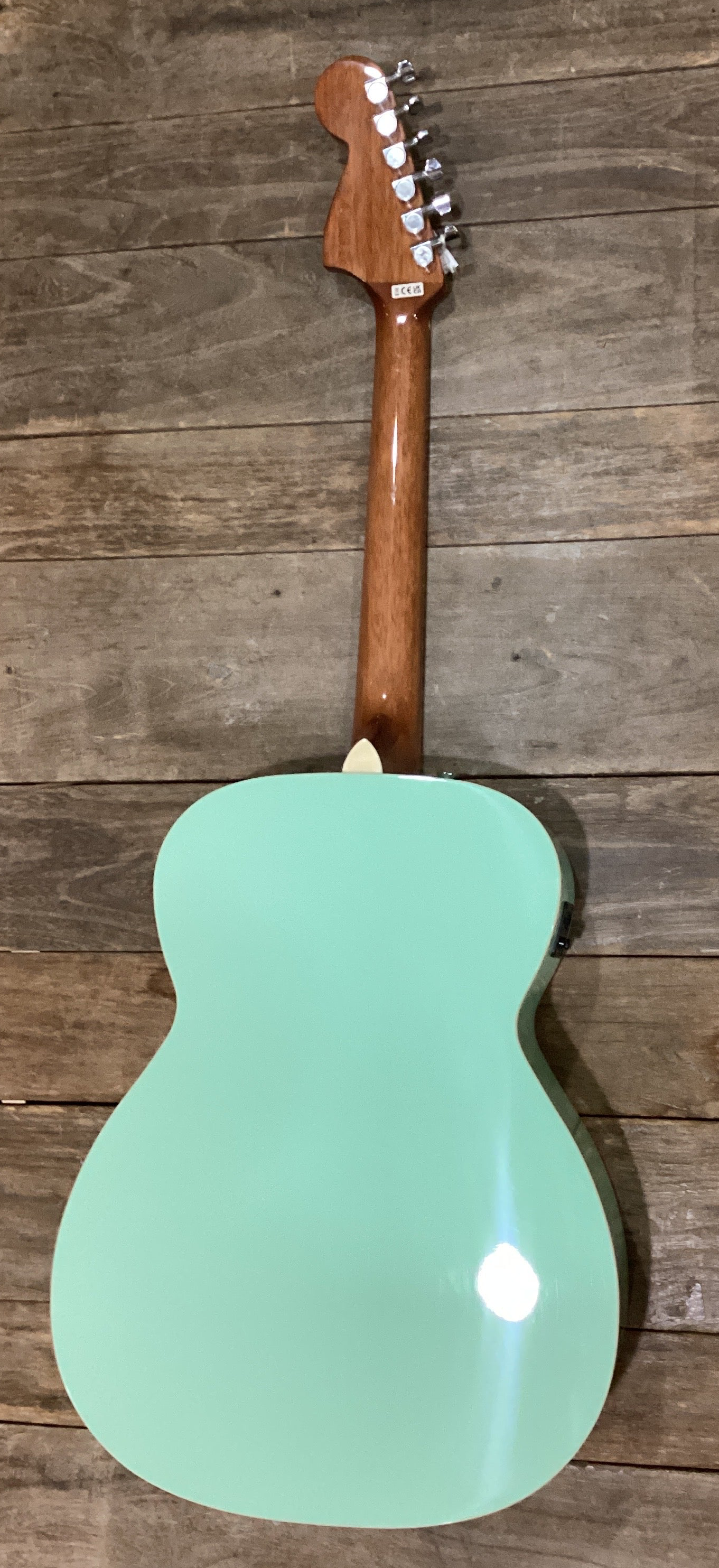 Fender~California Standard~Monterey E~Acoustic/Electric guitar~Surf Green
