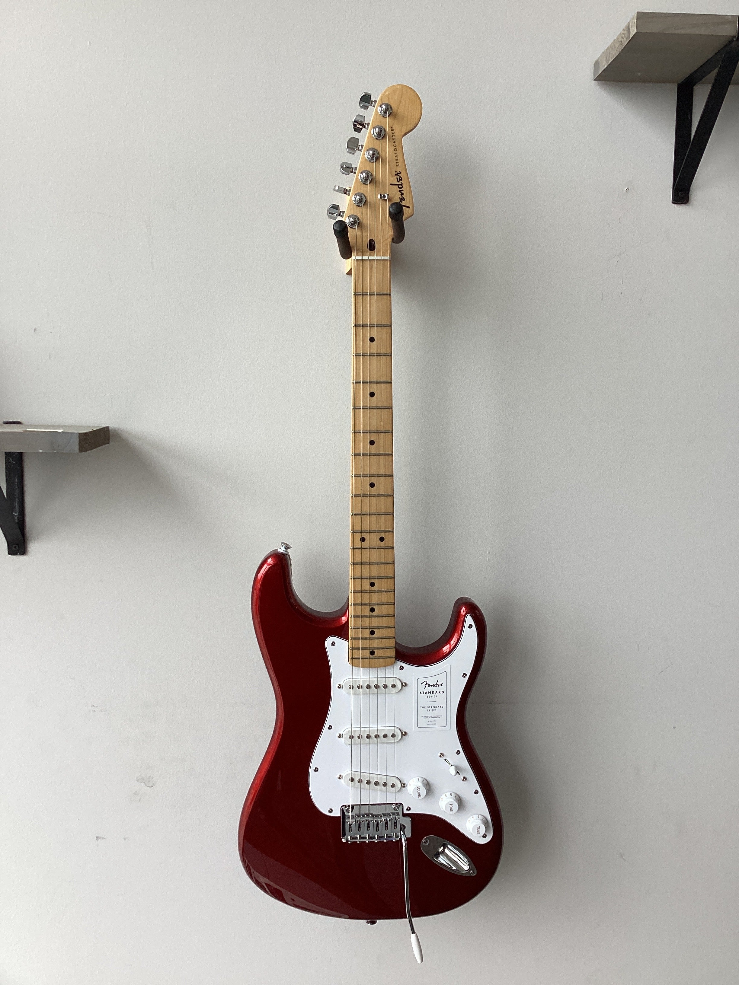 Image of Fender Standard Stratocaster Candy Cola Maple Neck