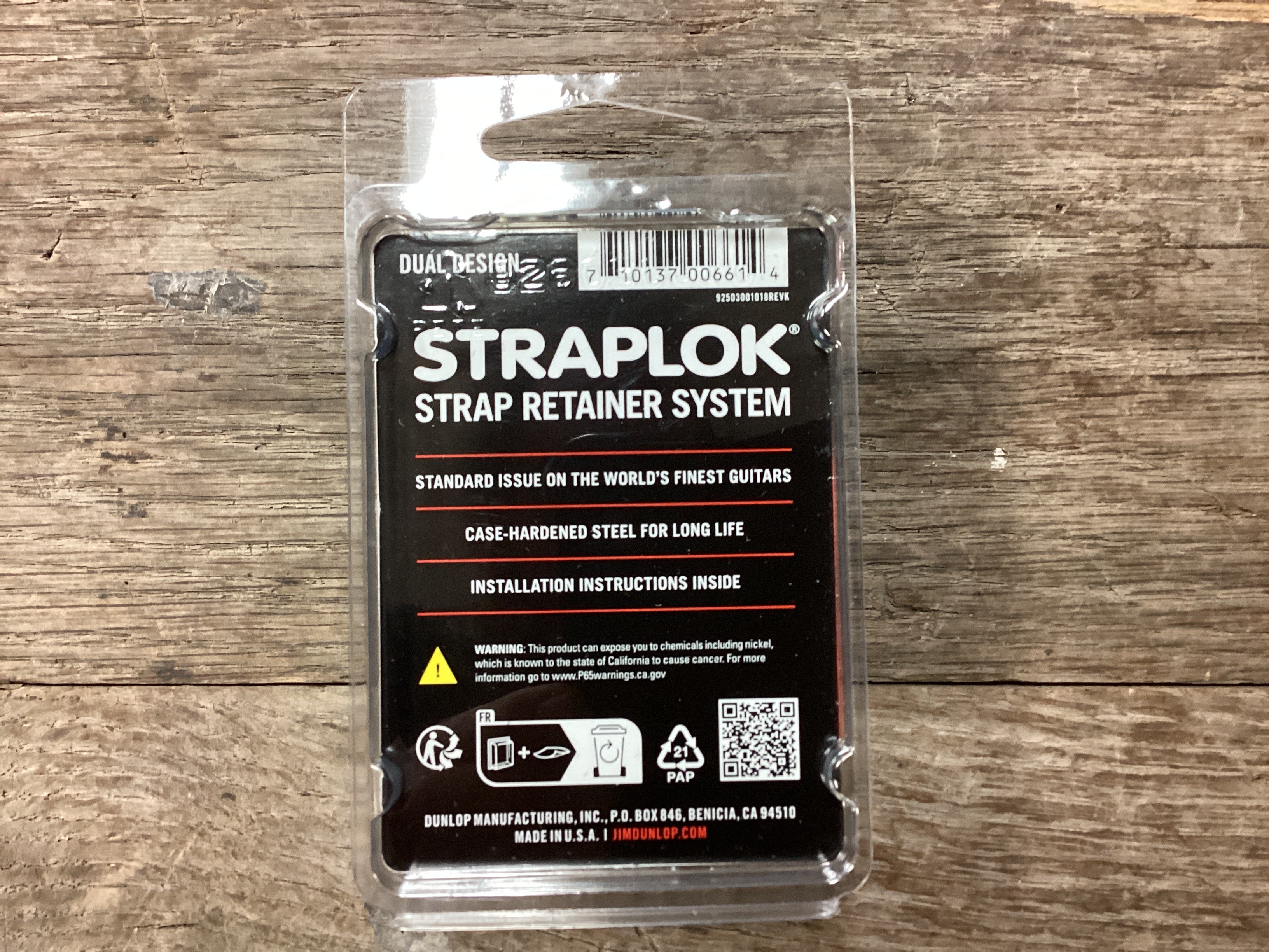 Image of Dunlop STRAPLOK® STRAP RETAINERS DUAL DESIGN - NICKEL