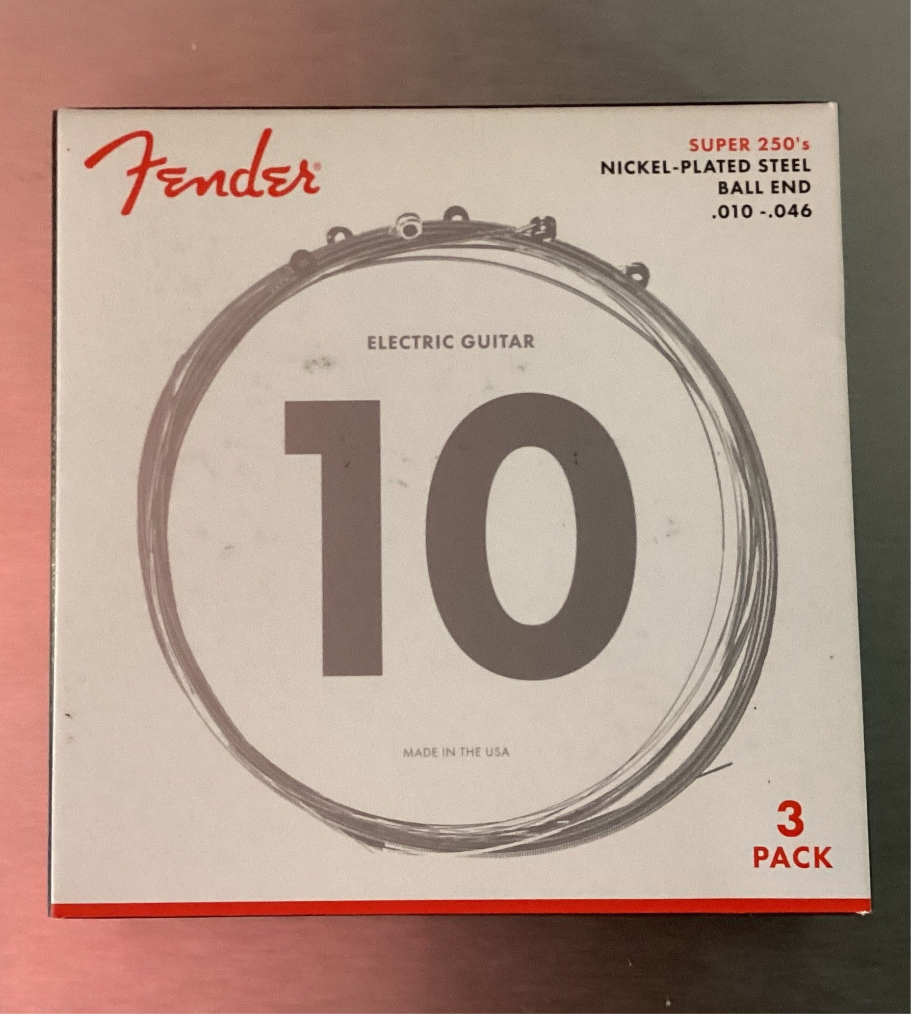 Image of Fender Super 250’s Electric Guitar Strings~3 pack