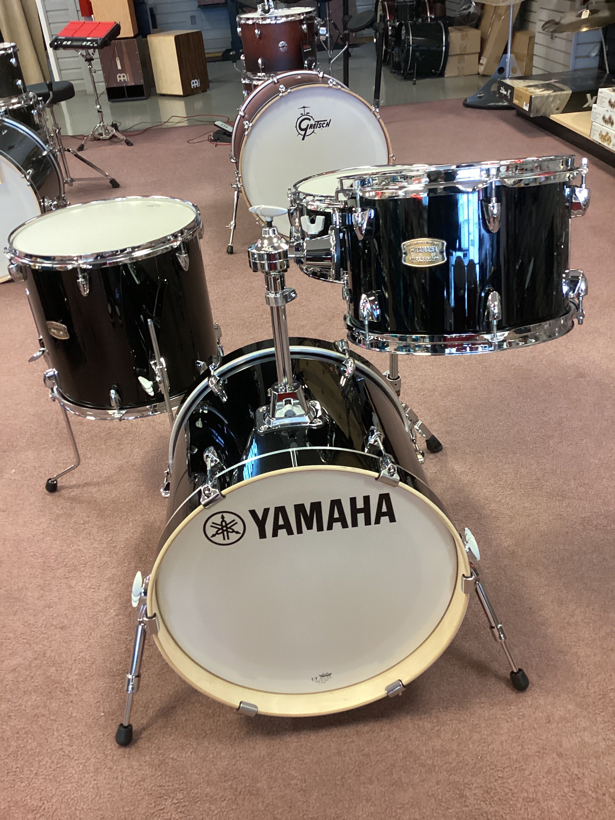 Image of Yamaha Stage Custom Bop 3pc Shell Pack -Raven Black
