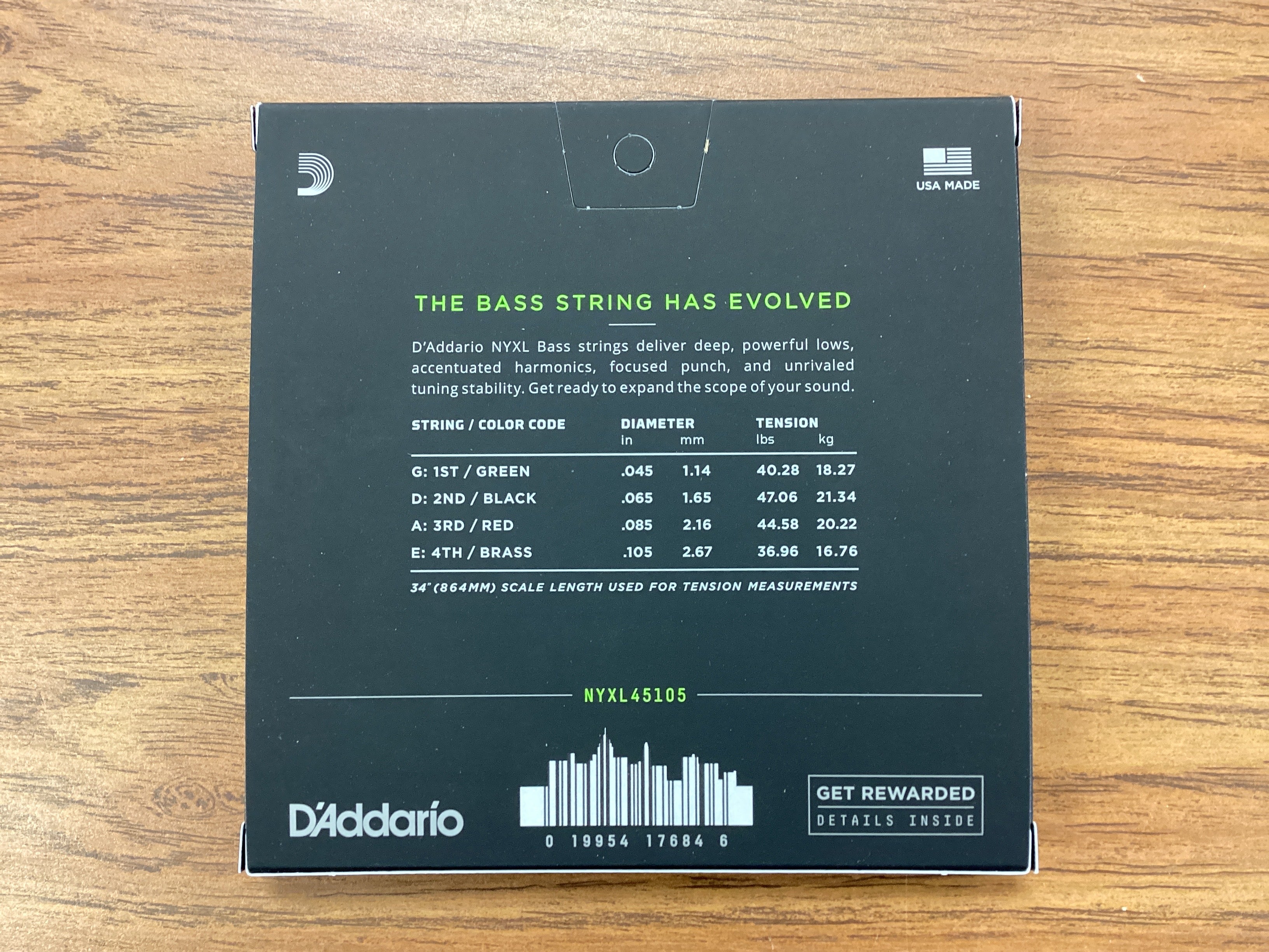 Image of D’Addario NYXL Bass Strings 45-105