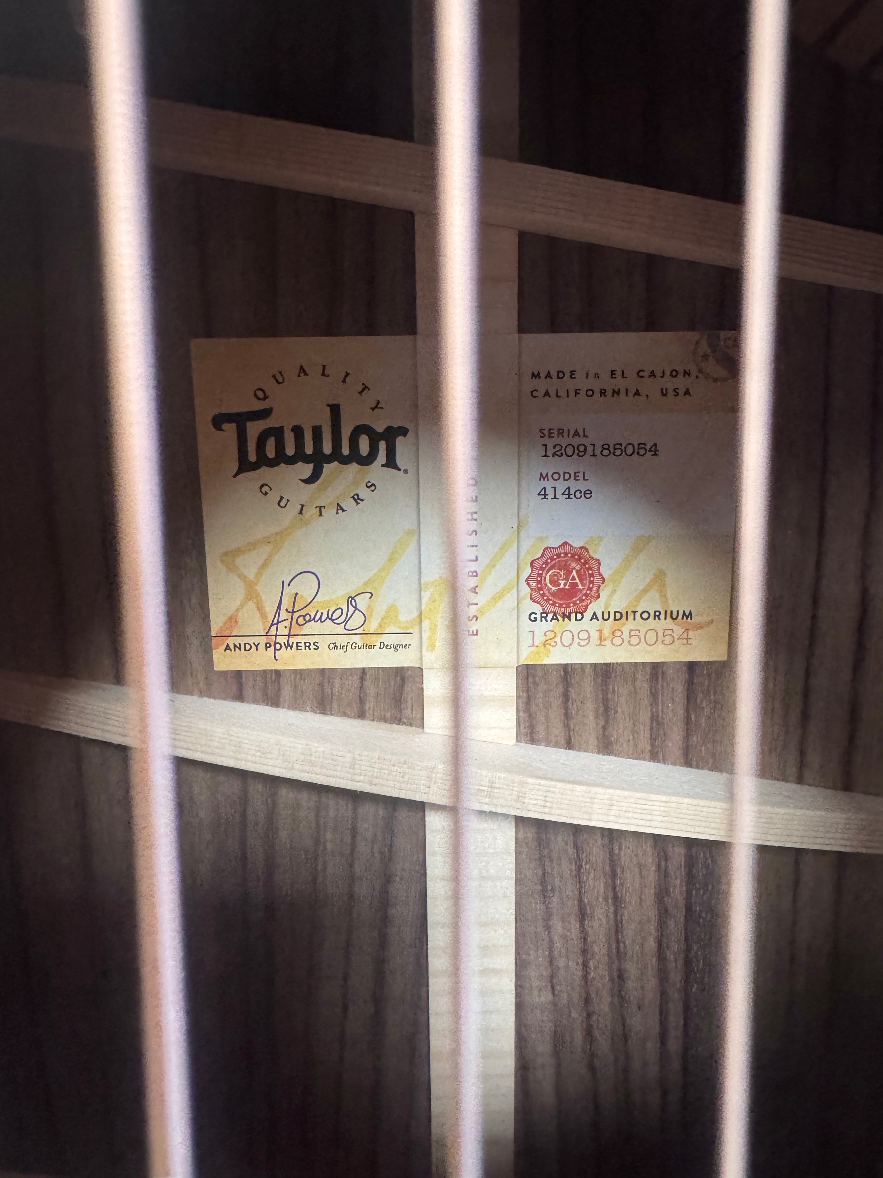 Image of Taylor 414ce Natural