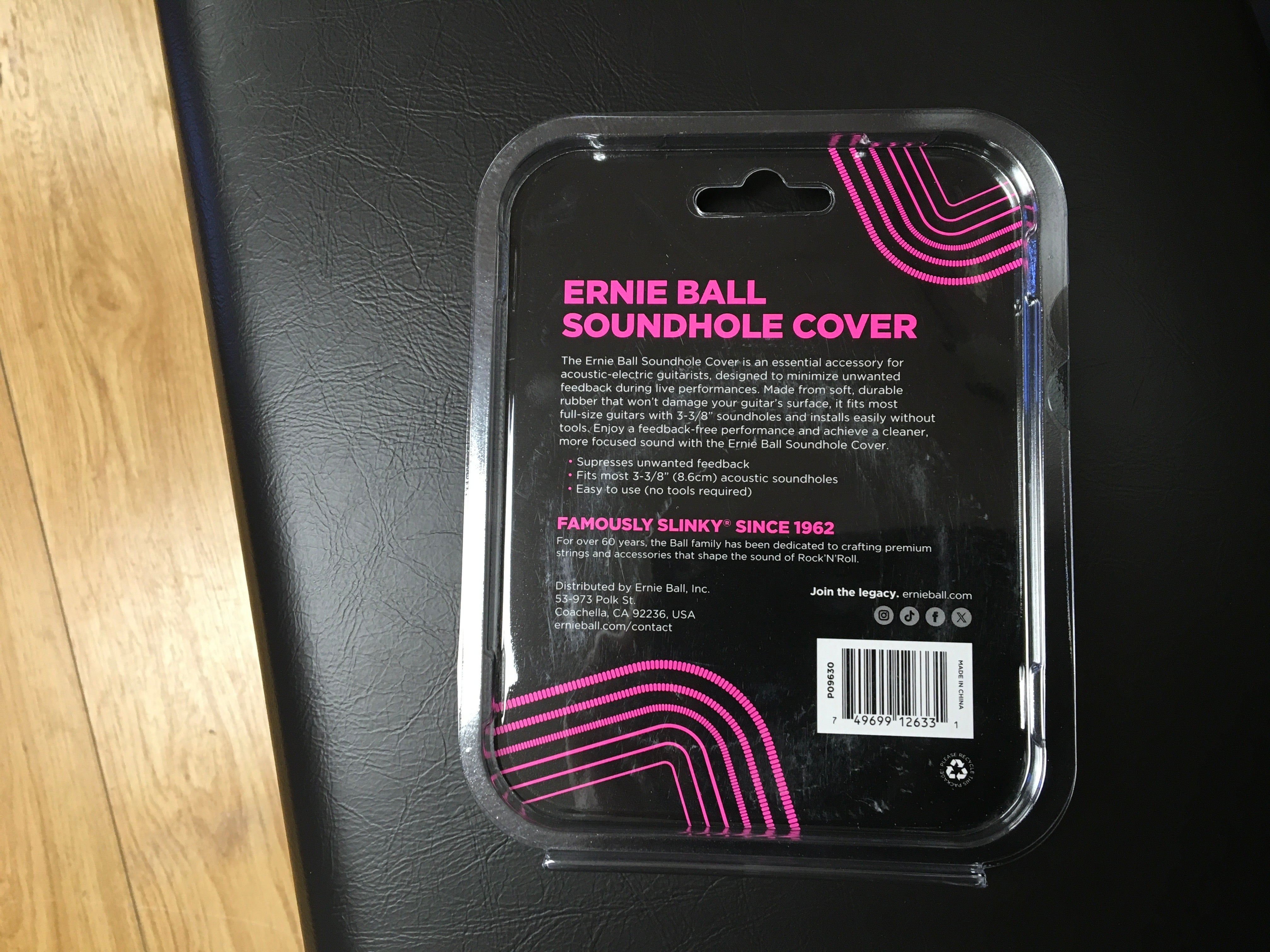 Image of Ernie Ball Acoustic Soundhole Cover 3-3/8in