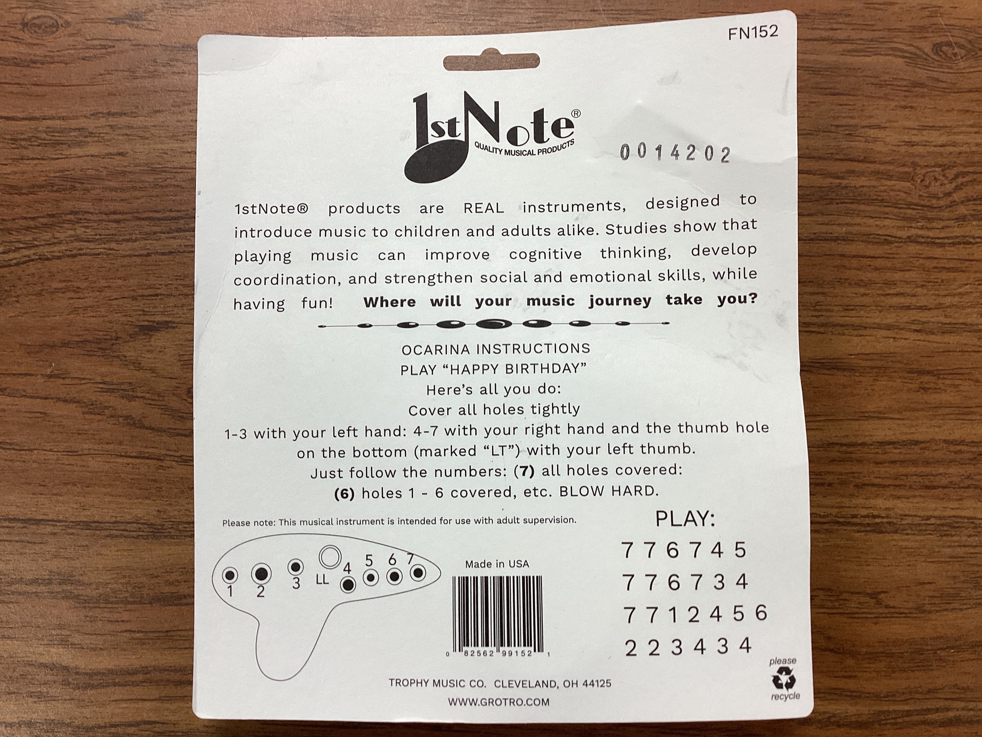 Image of 1st Note Sweet Potato (Ocarina)