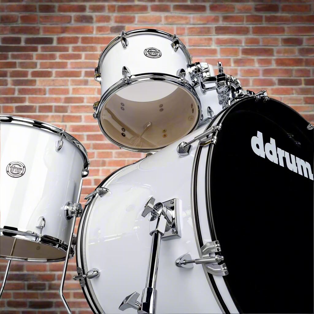 Image of Ddrum~D2 5-piece drum set w/cymbals~White