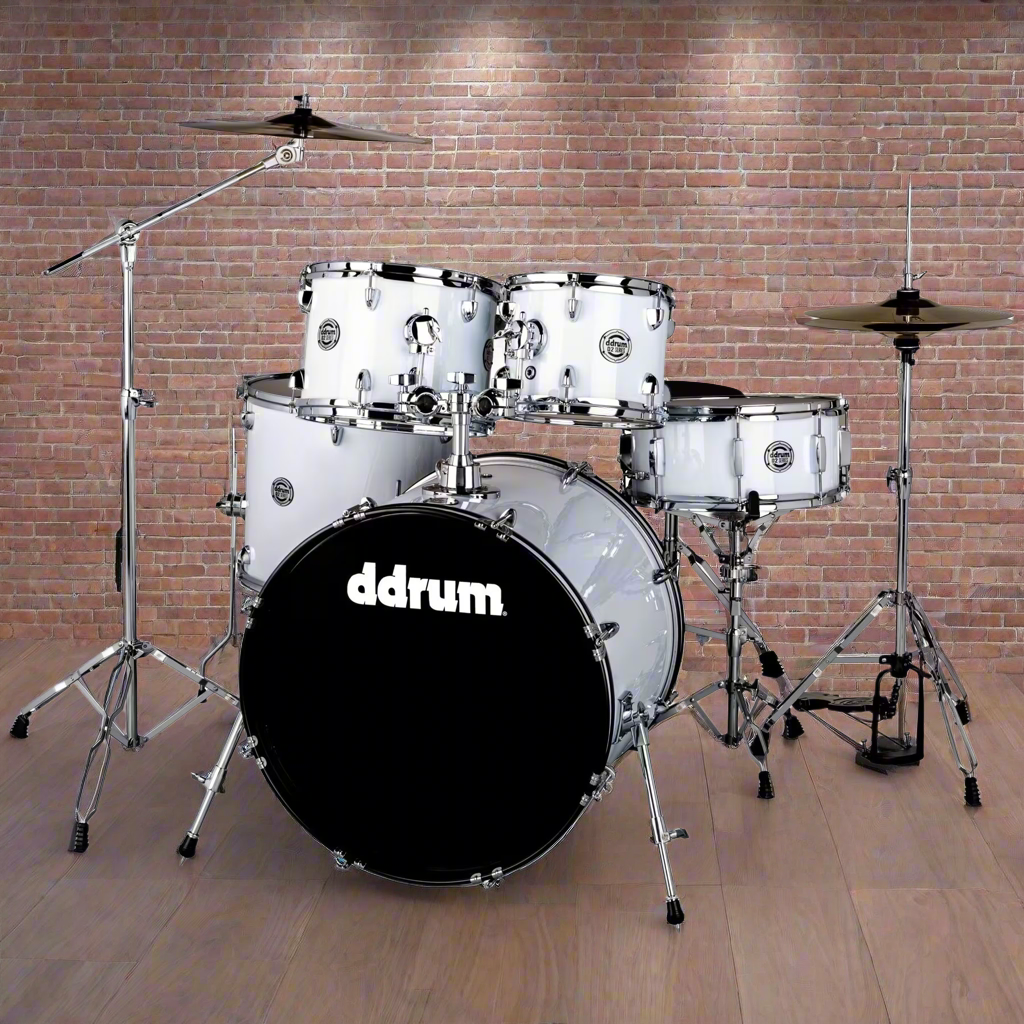 Image of Ddrum~D2 5-piece drum set w/cymbals~White
