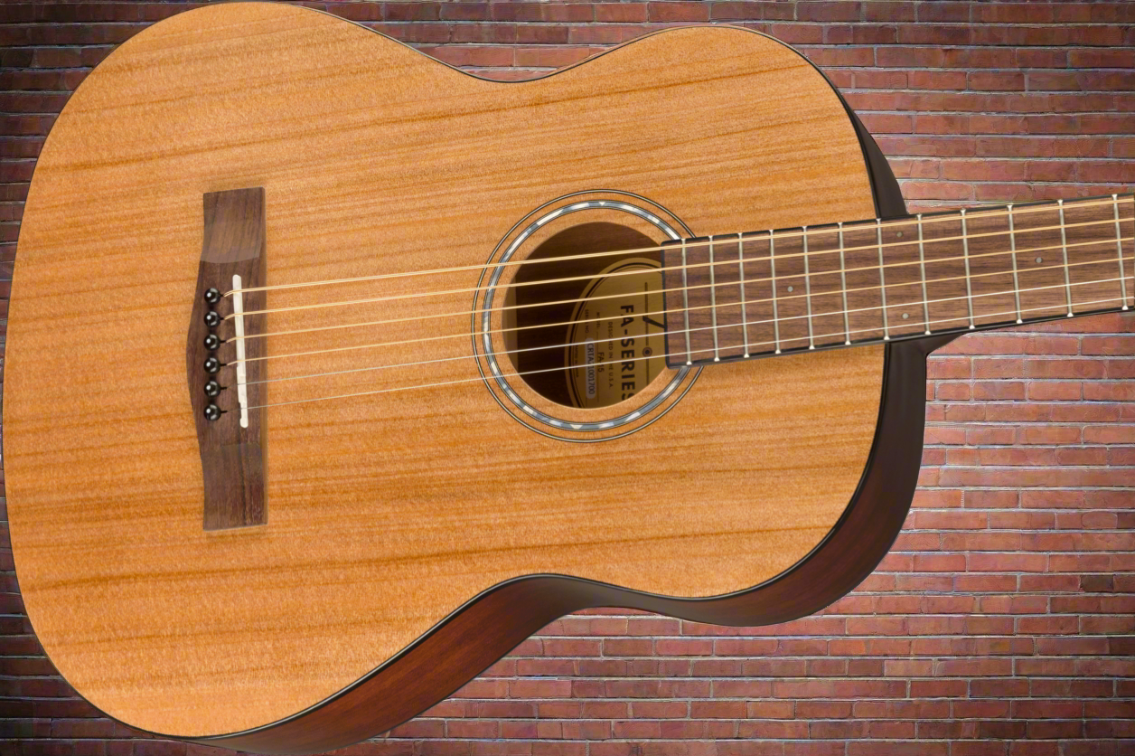 Image of FENDER FA-15 3/4 Scale Steel with Gig Bag, Walnut Fingerboard, Natural