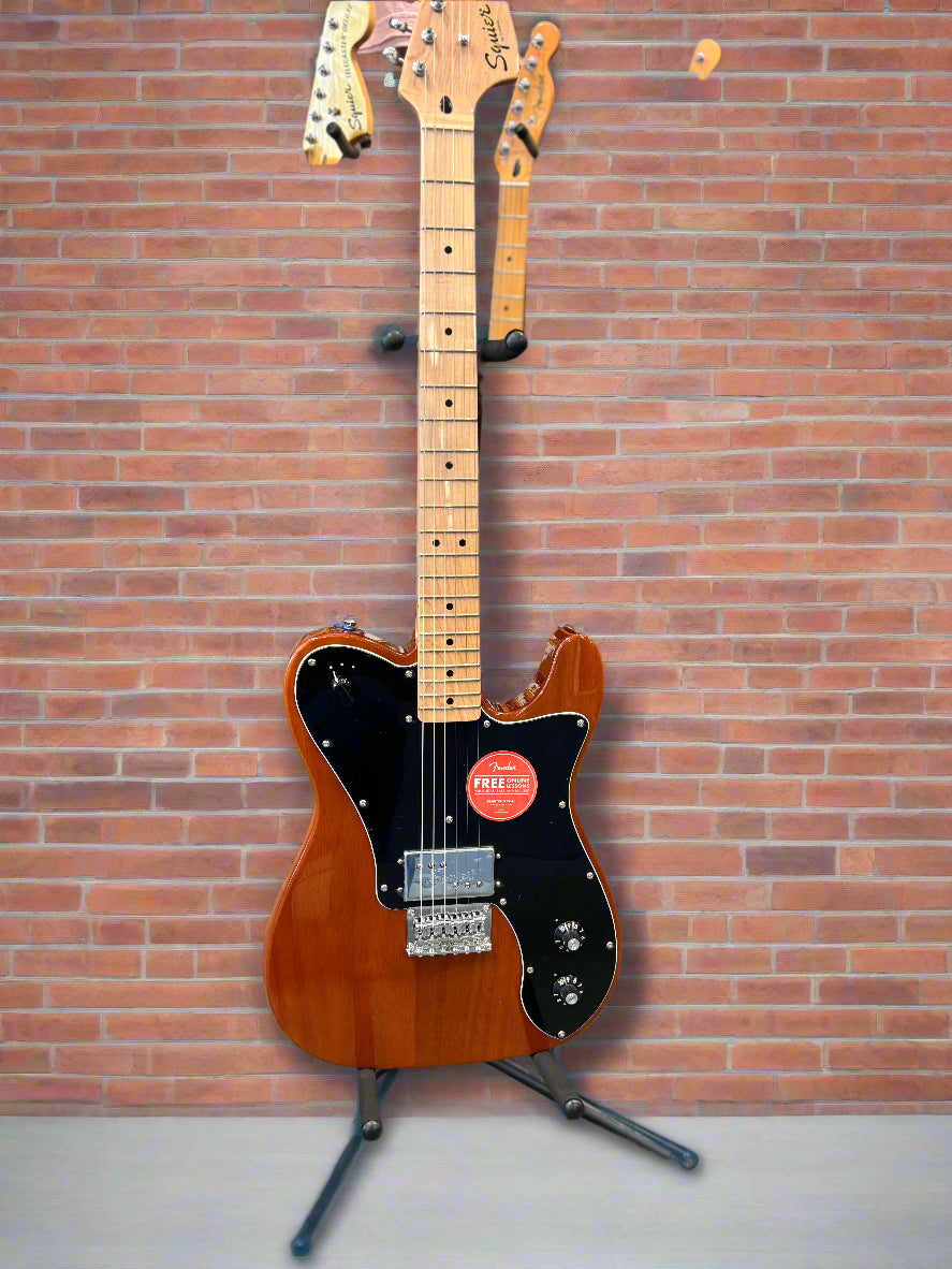Image of FENDER Paranormal Esquire® Deluxe, Maple Fingerboard, Black Pickguard, Mocha